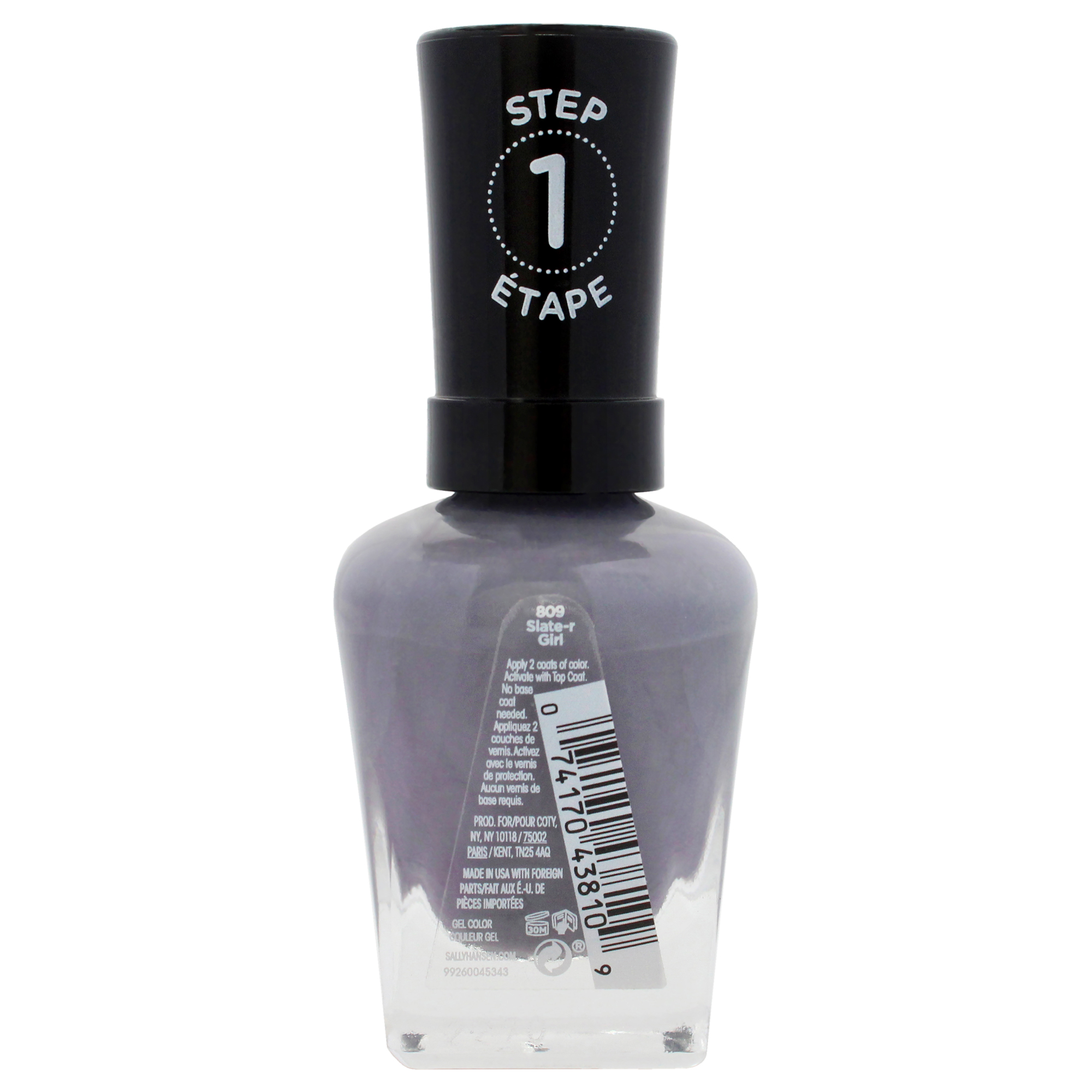 Foto 3 pulgar | Esmalte De Uñas Sally Hansen Miracle Gel 809 Slate-r Girl 15ml - Venta Internacional.