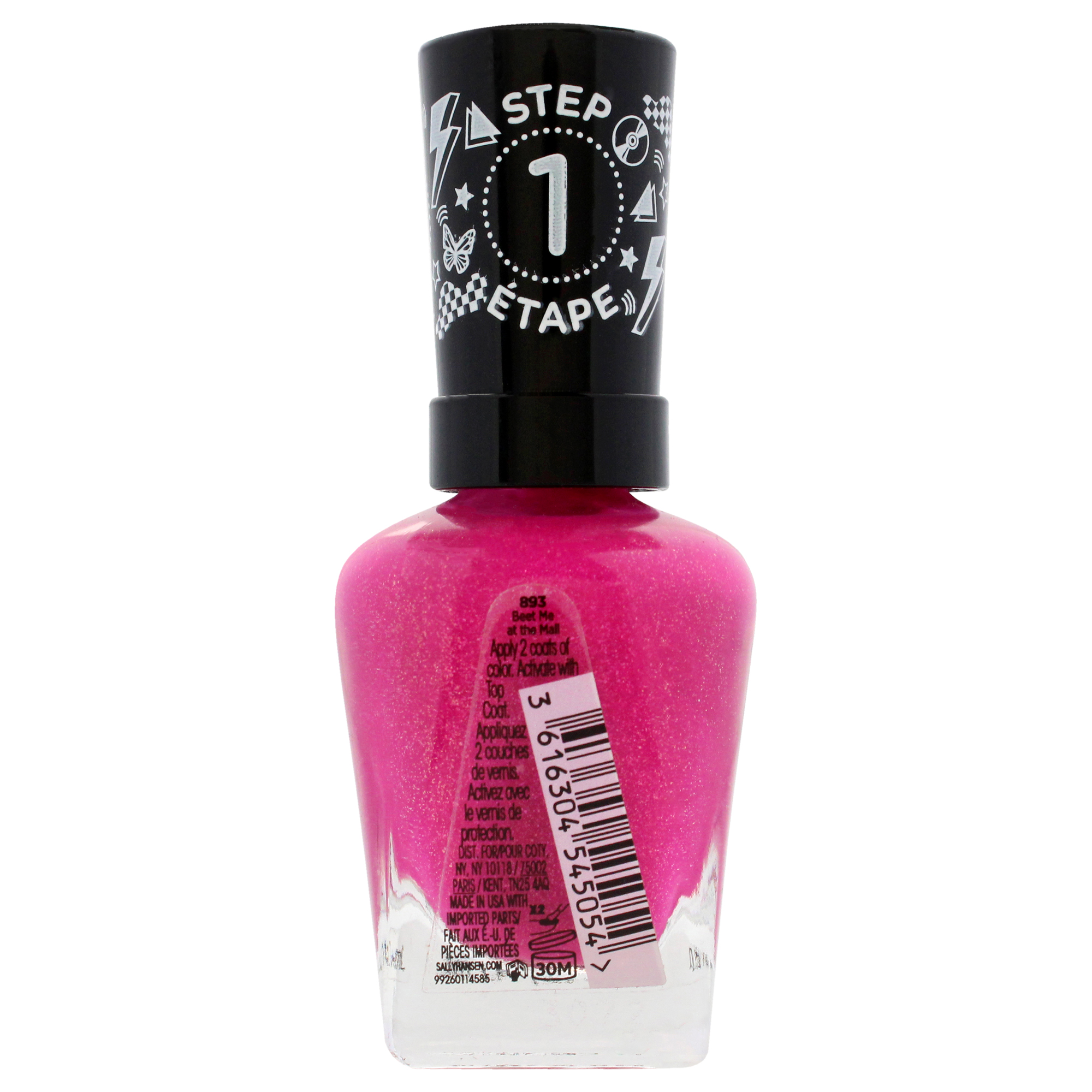 Foto 3 pulgar | Esmalte De Uñas Sally Hansen Miracle Gel 90s Beet Me At The Mall - Venta Internacional.