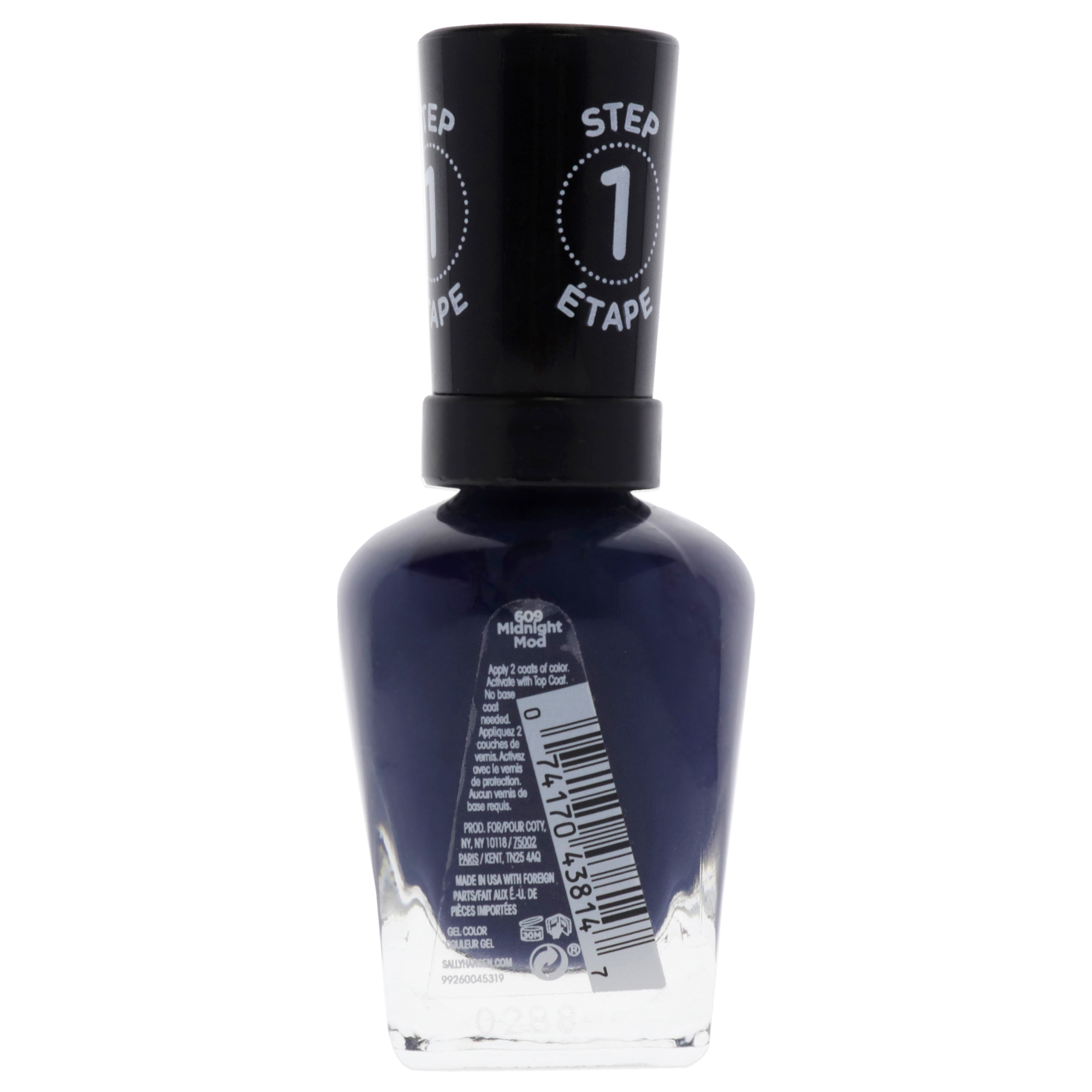 Foto 3 pulgar | Esmalte De Uñas Sally Hansen Miracle Gel Midnight Mod 15ml - Venta Internacional.