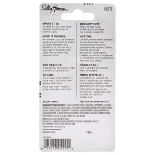Foto 3 | Base Y Capa Superior Para Uñas Sally Hansen Ultimate Shield 13 Ml - Venta Internacional