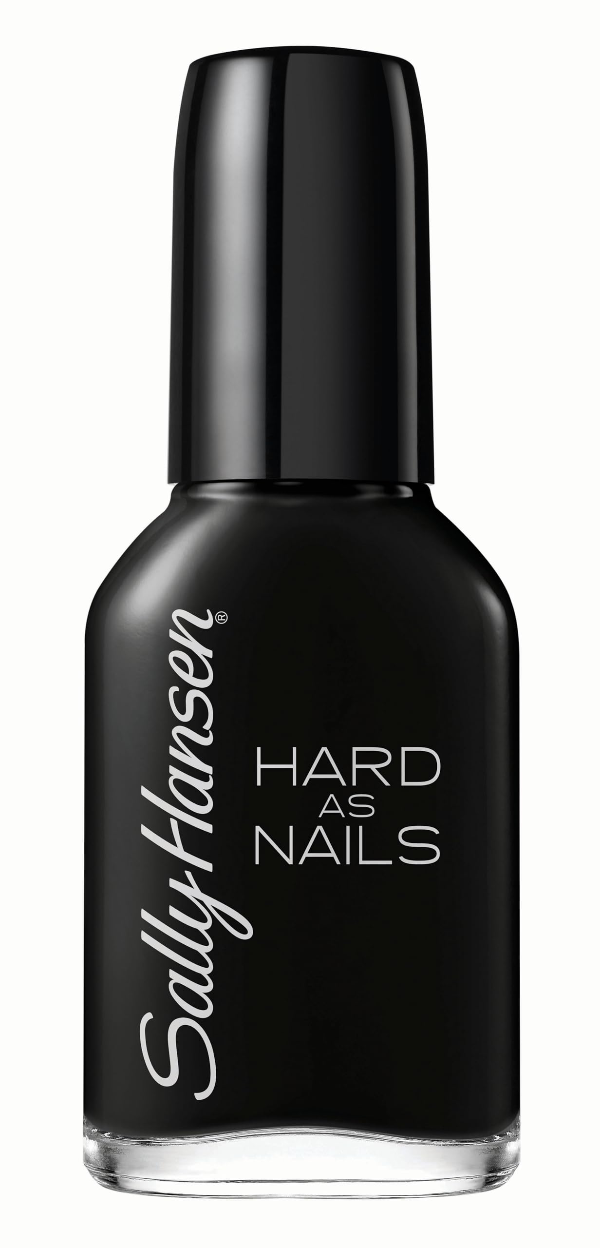 Esmalte De Uñas Sally Hansen Hard As Nails Color Black Heart 13ml - Venta Internacional.