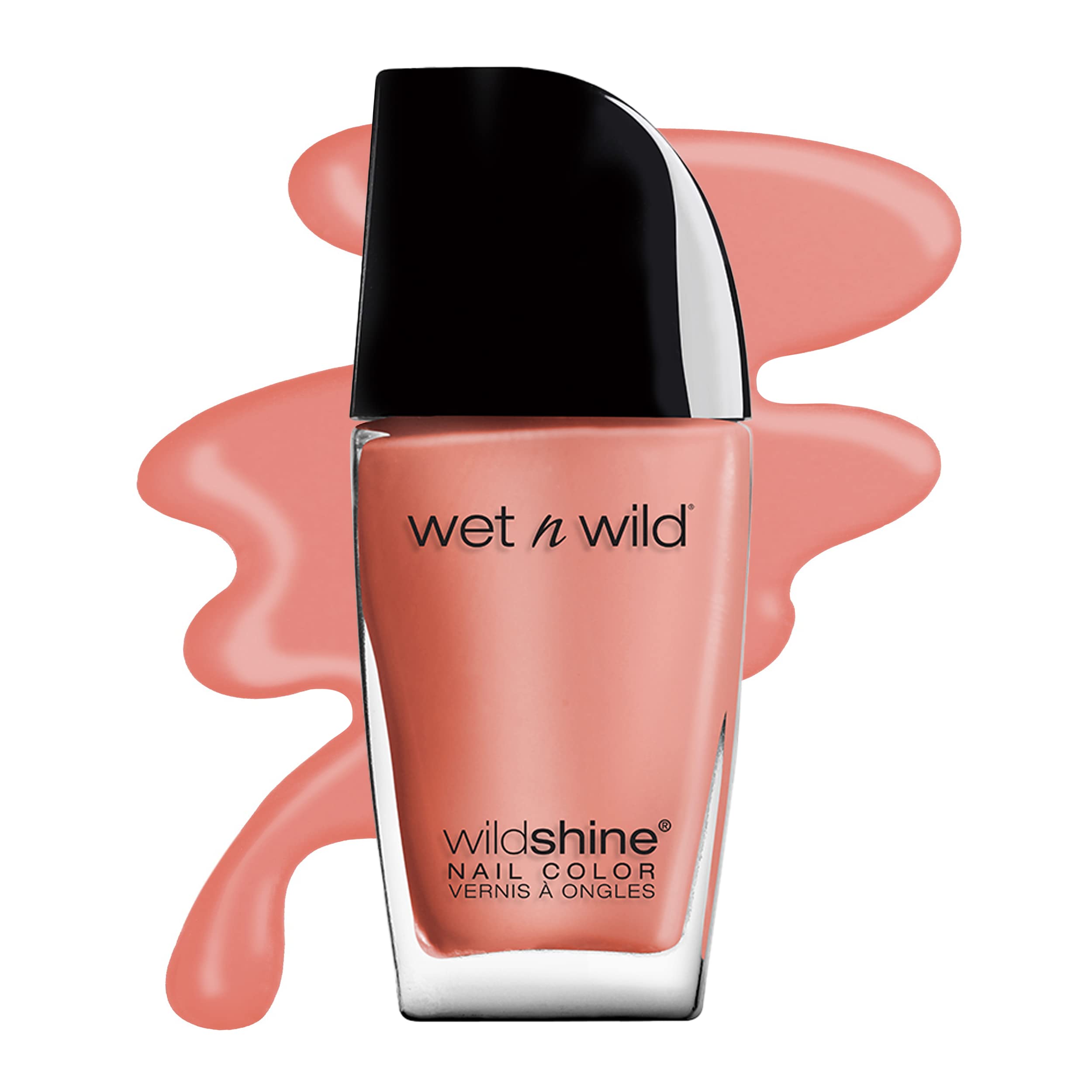 Foto 2 pulgar | Esmalte De Uñas Wet N Wild Wild Shine She Sells Peach Pink - Venta Internacional.