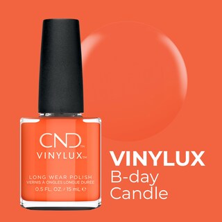 Foto 2 | Esmalte de Uñas CND Vinylux Longwear B-Day Candle Naranja 15 ml - Venta Internacional