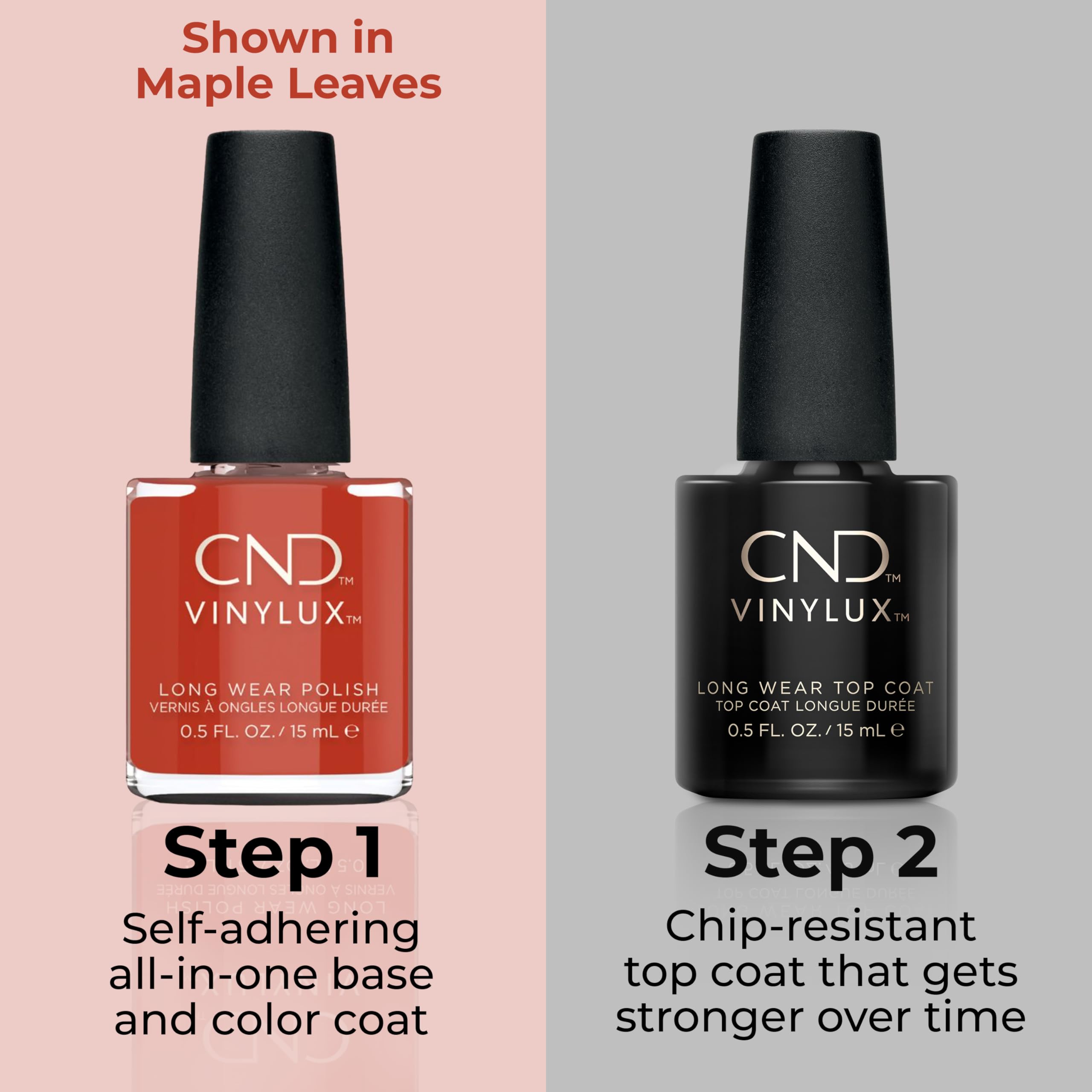 Foto 5 pulgar | Esmalte de Uñas CND Vinylux Longwear B-Day Candle Naranja 15 ml - Venta Internacional