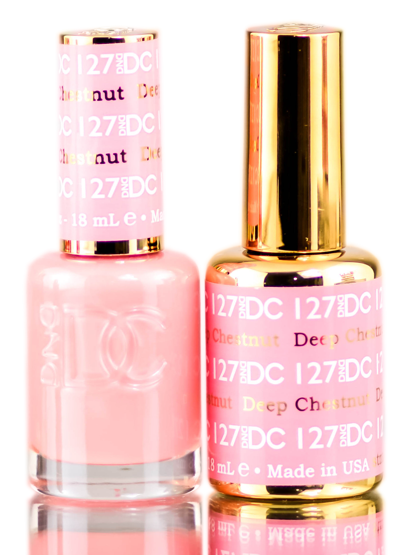 Esmalte En Gel Duo Dnd Dc Pinks Gel Lacquer 15 Ml + Esmalte De Uñas 1 - Venta Internacional.