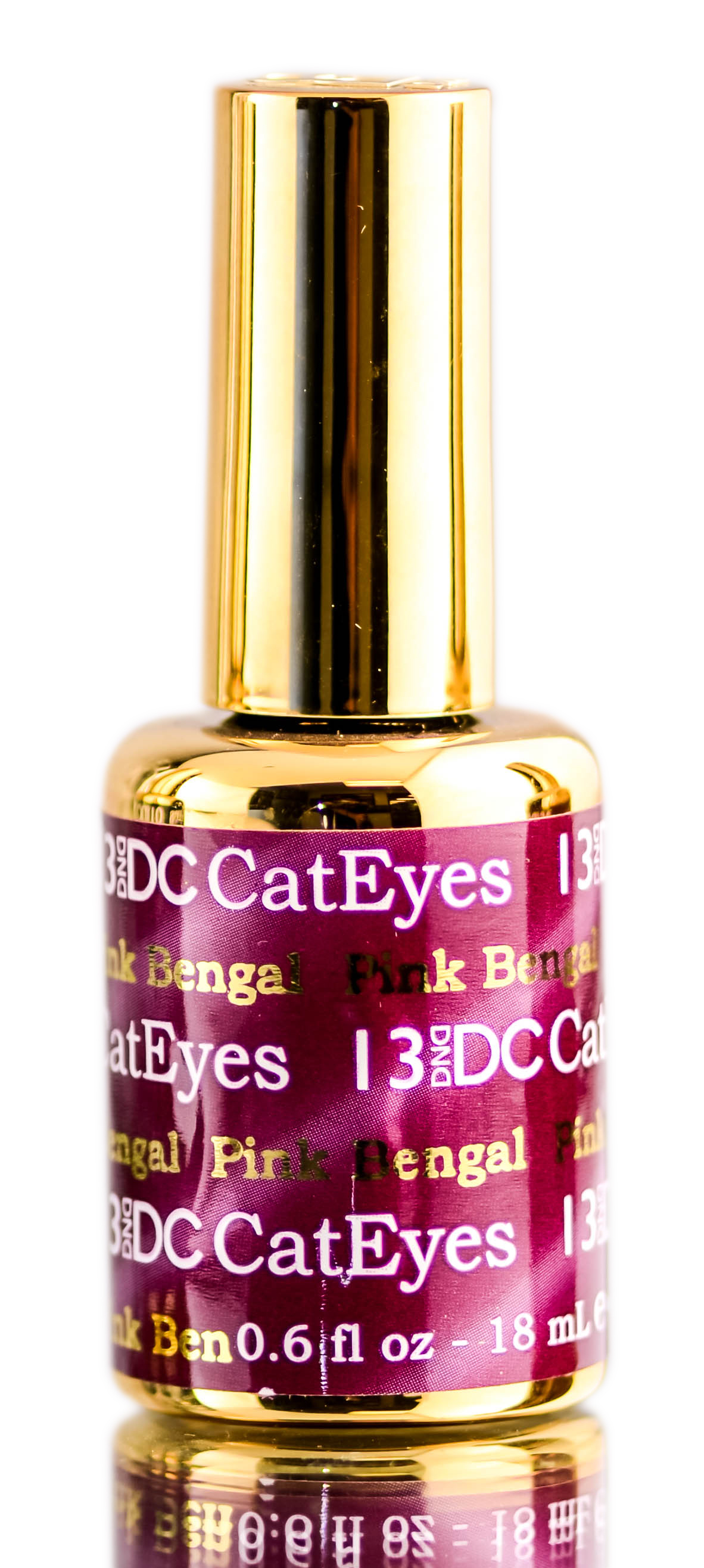 Esmalte De Uñas Dnd Dc Cat Eyes Magnetic Collection Pink Bengal - Venta Internacional.