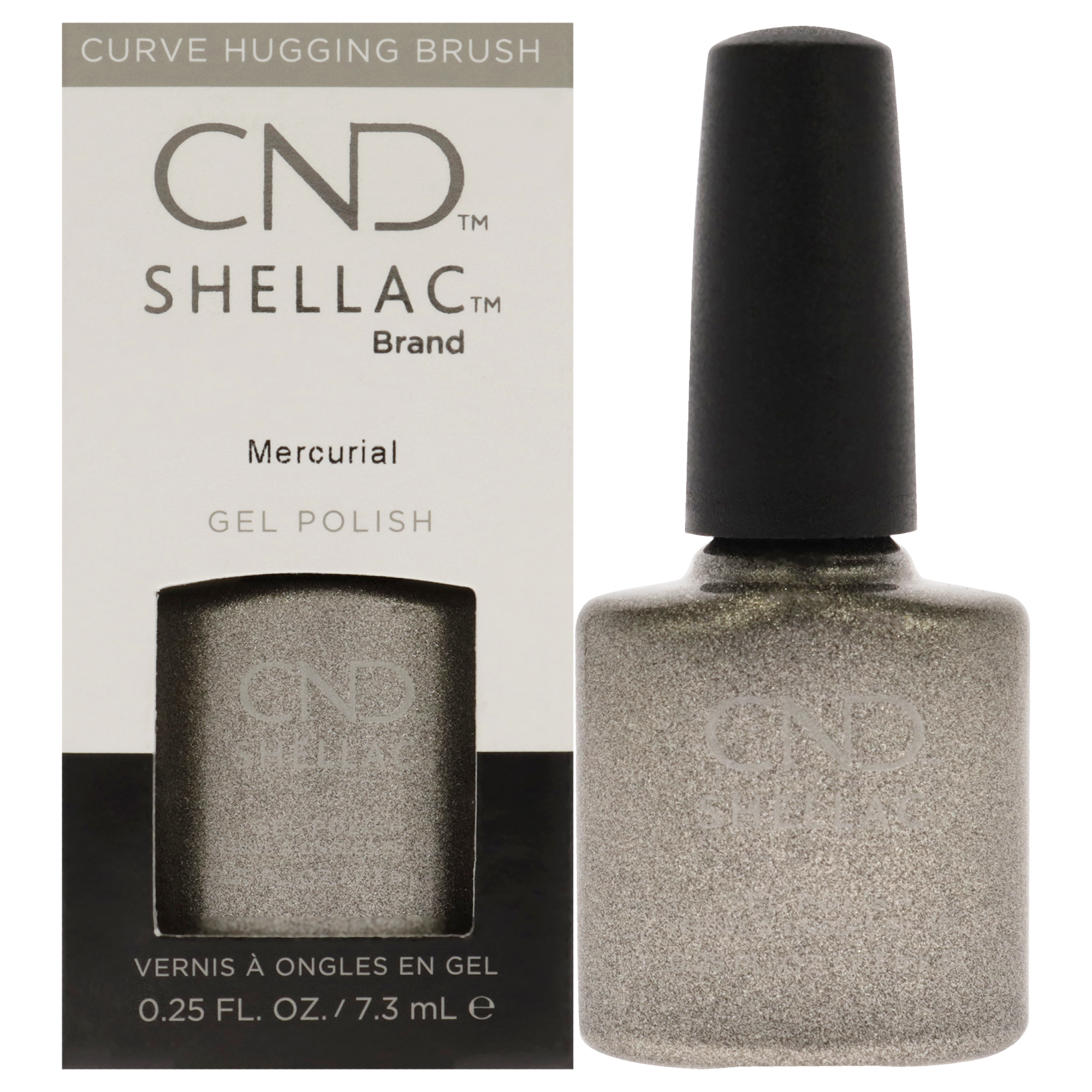 Tinte De Uñas Shellac Mercurial, 0.25 Onzas - Venta Internacional.