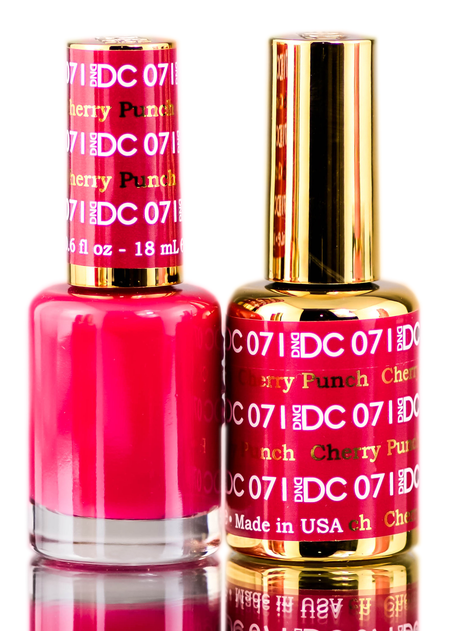 Foto 2 pulgar | Esmalte En Gel Duo Dnd Dc Pinks Cherry Punch 071 De 15 Ml - Venta Internacional.