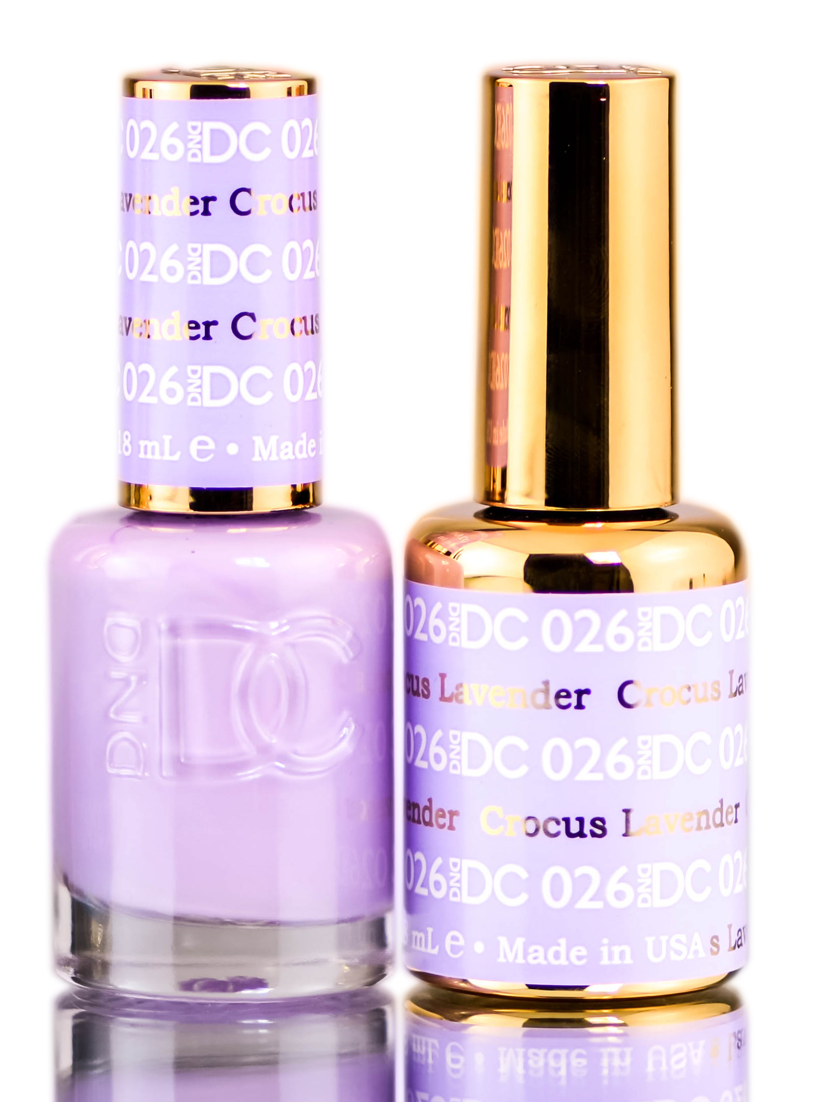 Esmalte En Gel Duo Dnd Dc Crocus Lavender 026 15 Ml - Venta Internacional.