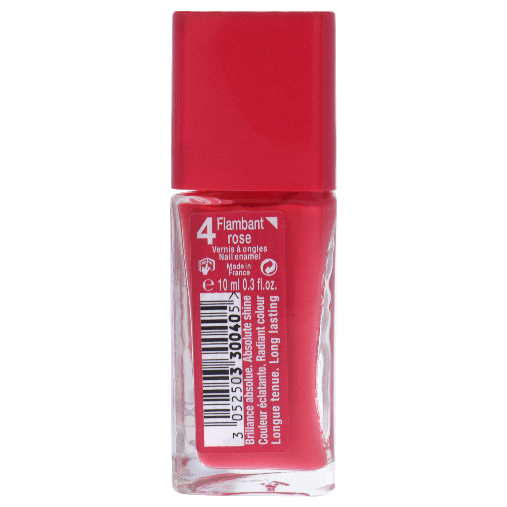 Foto 2 | Esmalte De Uñas Bourjois La Laque 04 Flambant Rose 9ml - Venta Internacional.