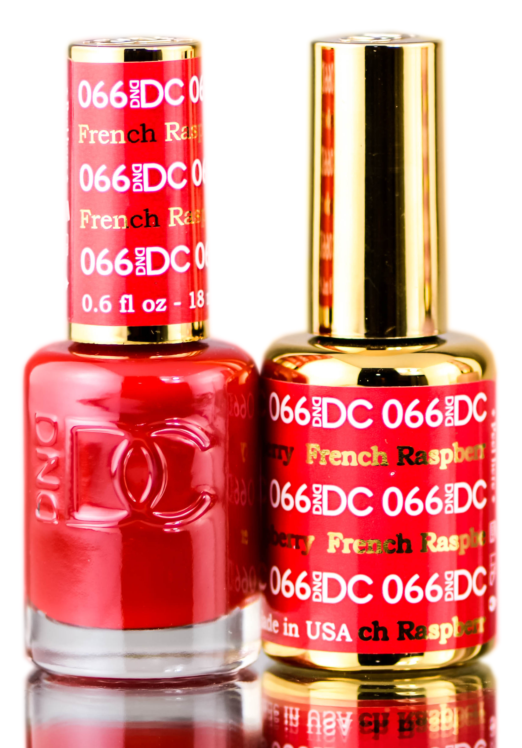 Esmalte En Gel Duo Dnd Dc Reds Gel Lacquer + Esmalte De Uñas 0,5 Ml - Venta Internacional.