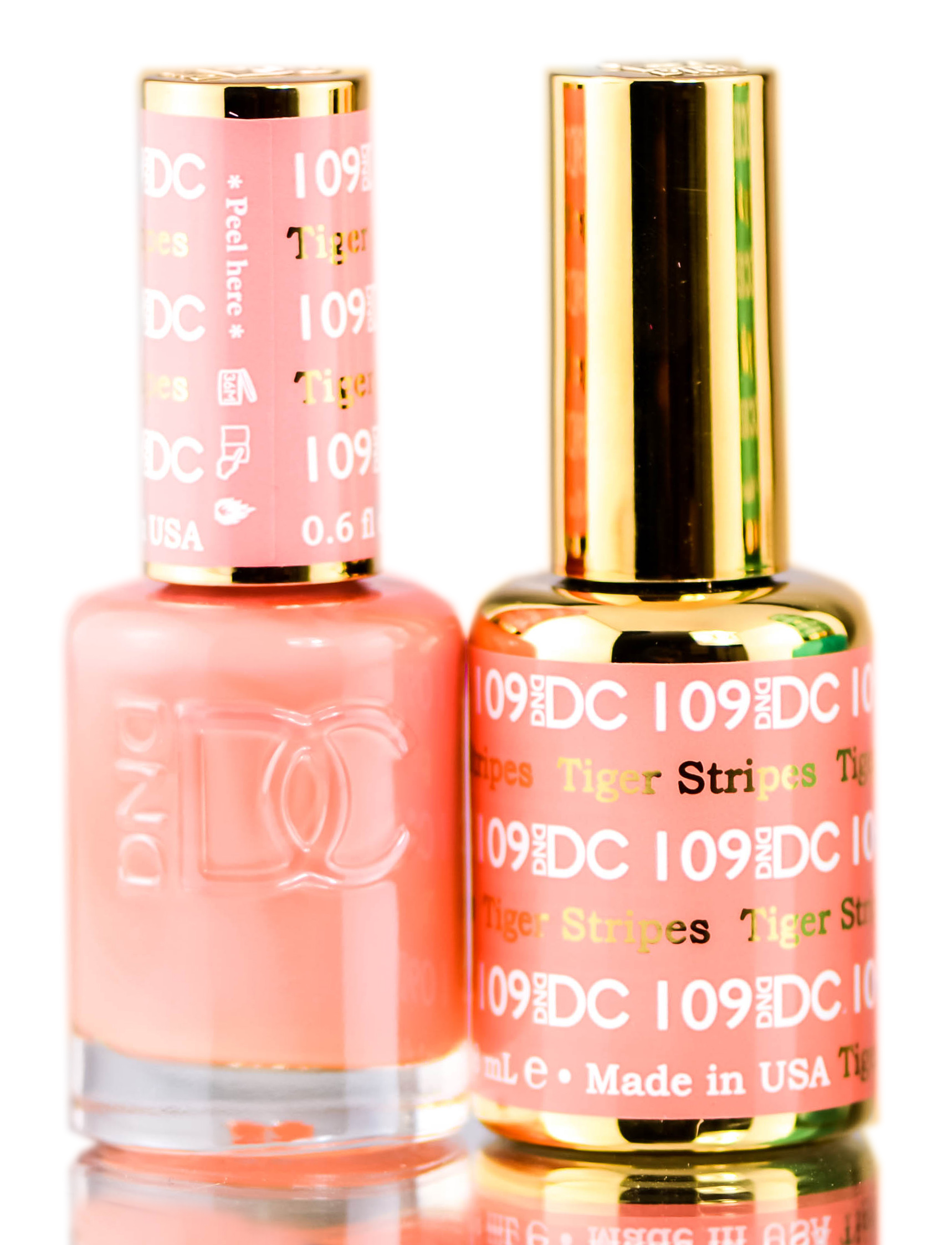 Esmalte En Gel Duo Dnd Dc Oranges + Esmalte De Uñas Color - Venta Internacional.