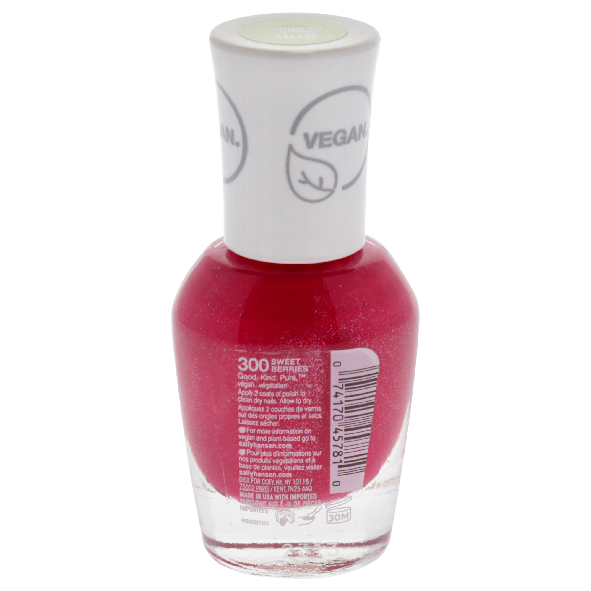 Foto 3 pulgar | Esmalte De Uñas Sally Hansen Good Kind Pure Vegan Sweet Berries  - Venta Internacional.