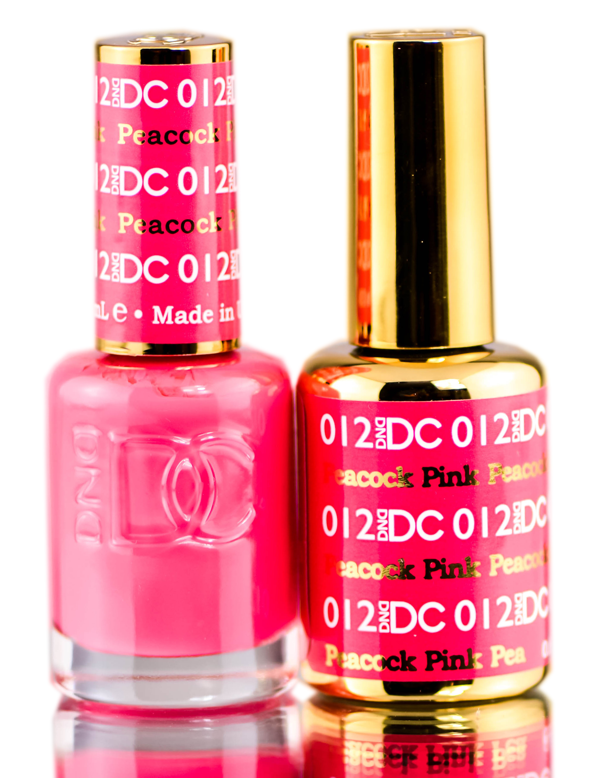 Esmalte En Gel Duo Dnd Dc Pinks Gel Lacquer + Esmalte De Uñas De 15 Ml - Venta Internacional.