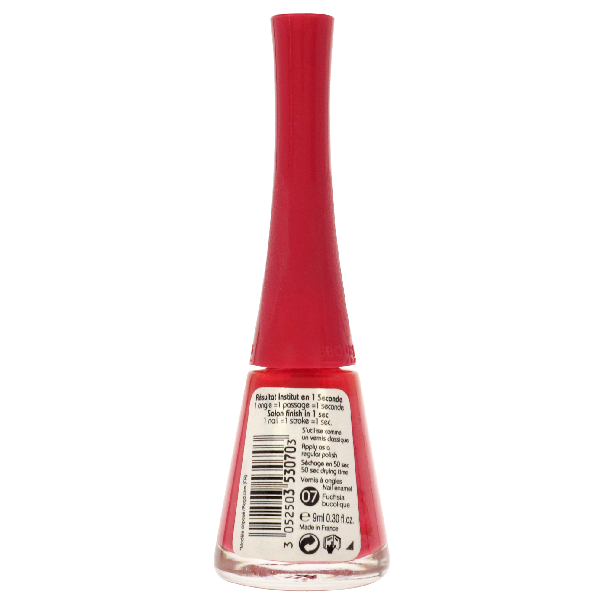 Foto 4 pulgar | Esmalte De Uñas Bourjois 1 Seconde 07 Fuchsia Bucolique 9ml - Venta Internacional.