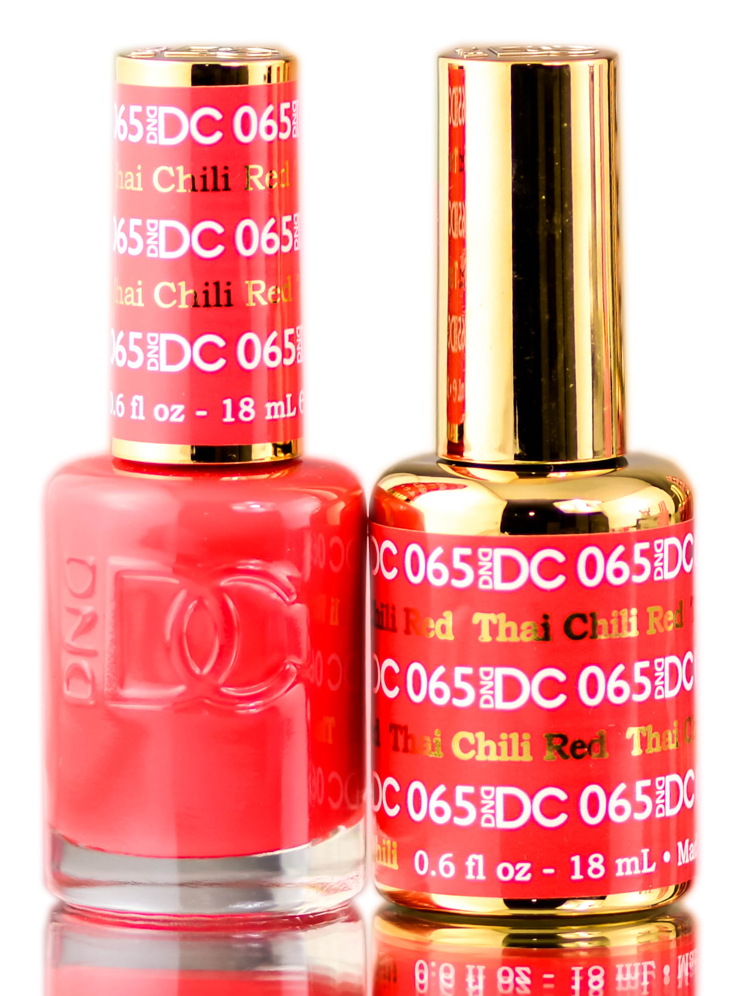 Esmalte En Gel Duo Dnd Dc Thai Chili Red 065 15 Ml - Venta Internacional.