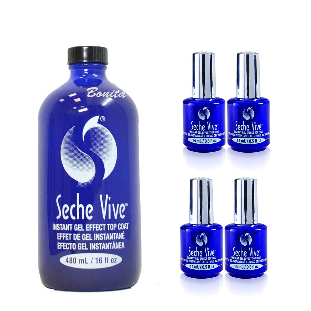 Foto 2 pulgar | Esmalte De Uñas Top Coat Seche Vive Professional Kit 470 Ml - Venta Internacional.