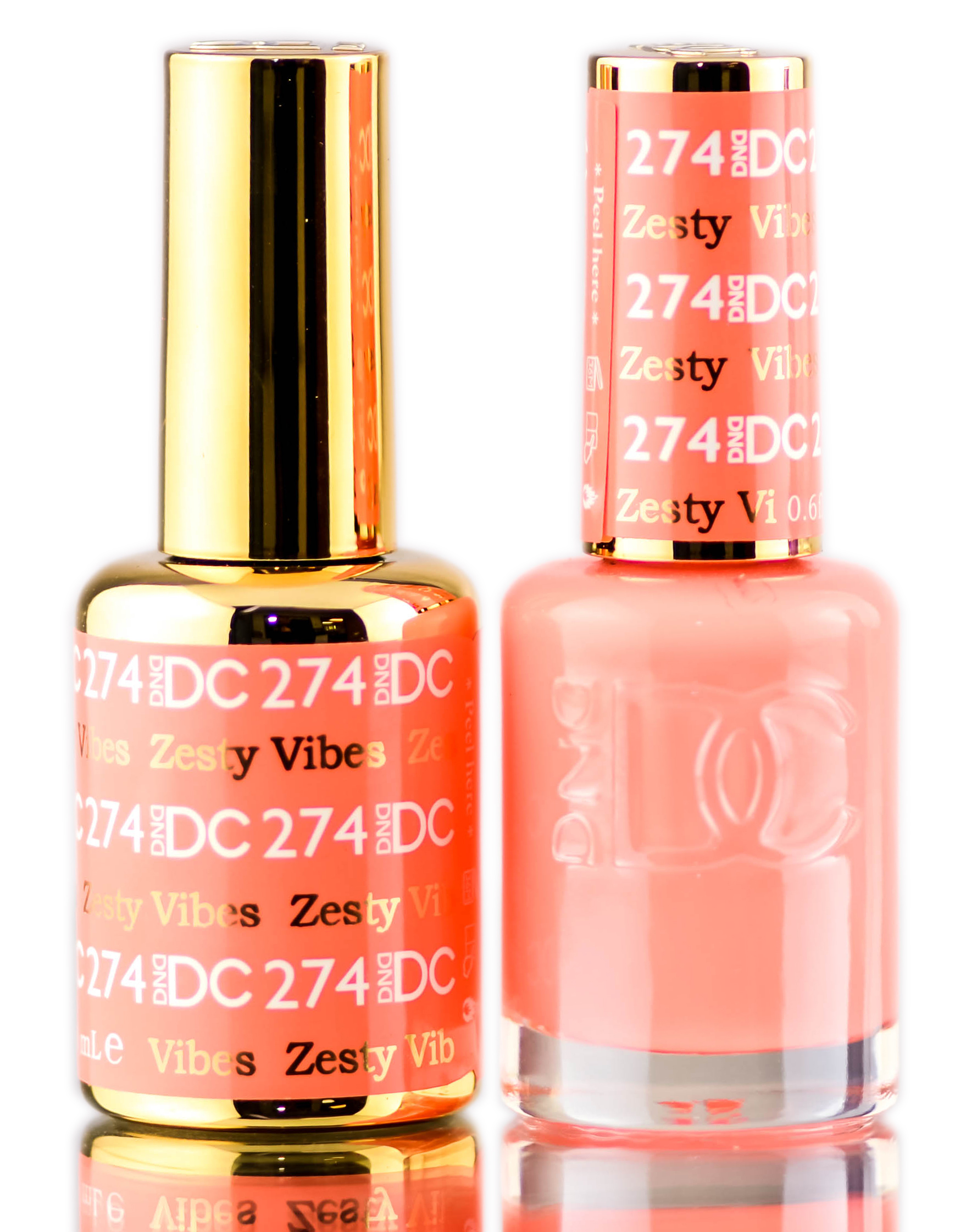 Esmalte En Gel Dnd Dc Oranges Zesty Vibes 274 15 Ml - Venta Internacional.