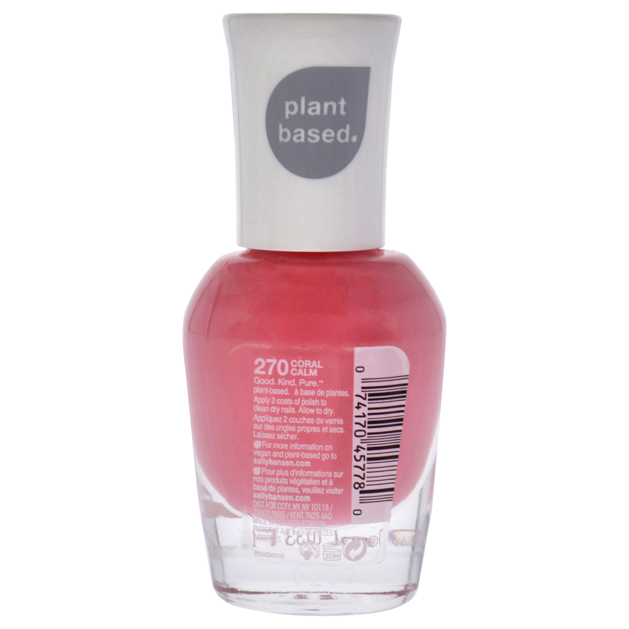 Foto 3 pulgar | Esmalte De Uñas Sally Hansen Good Kind Pure Vegan 8 Ml Coral Calm - Venta Internacional.