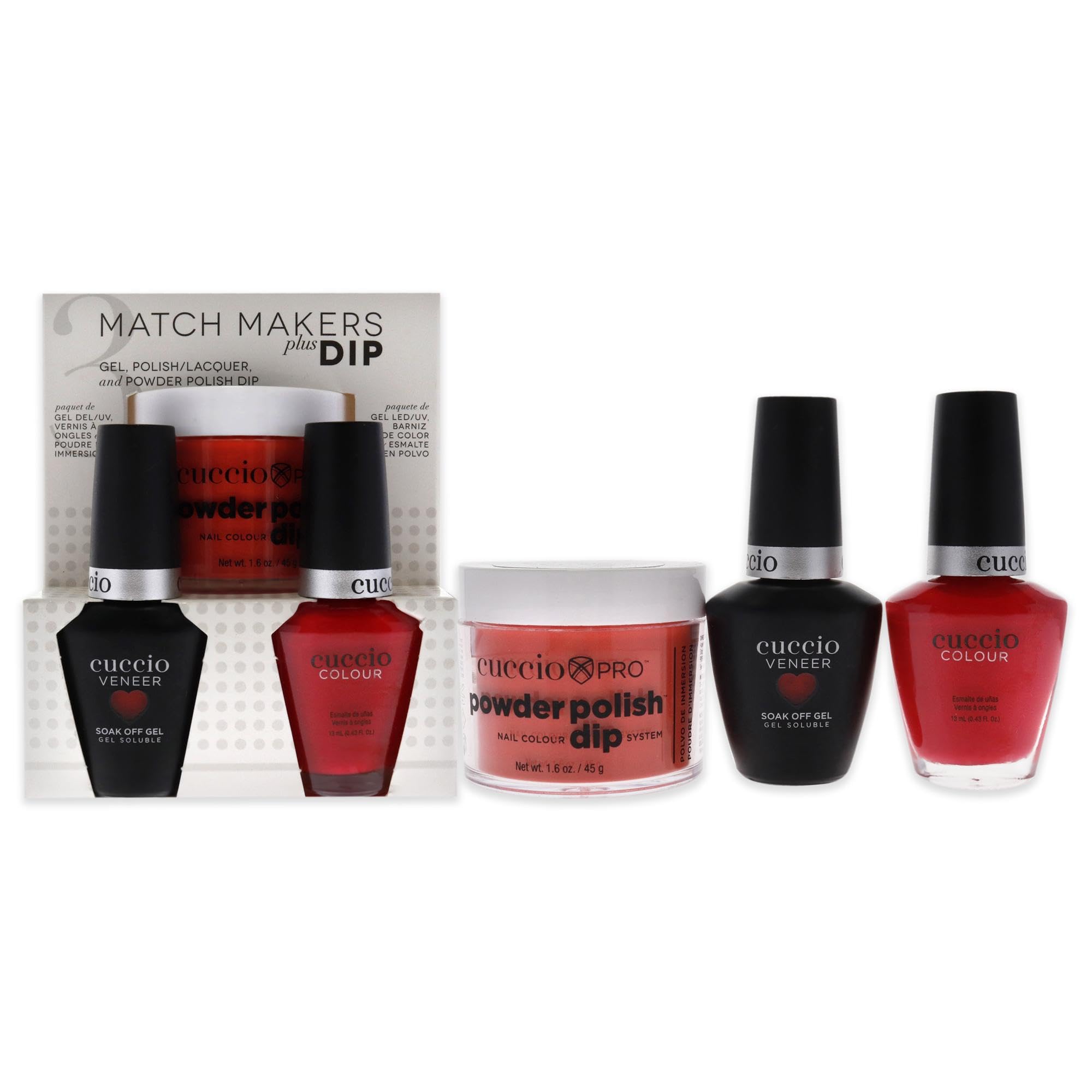 Kit de Esmaltes para Uñas Cuccio Match Makers Plus Dip-Venta Internacional