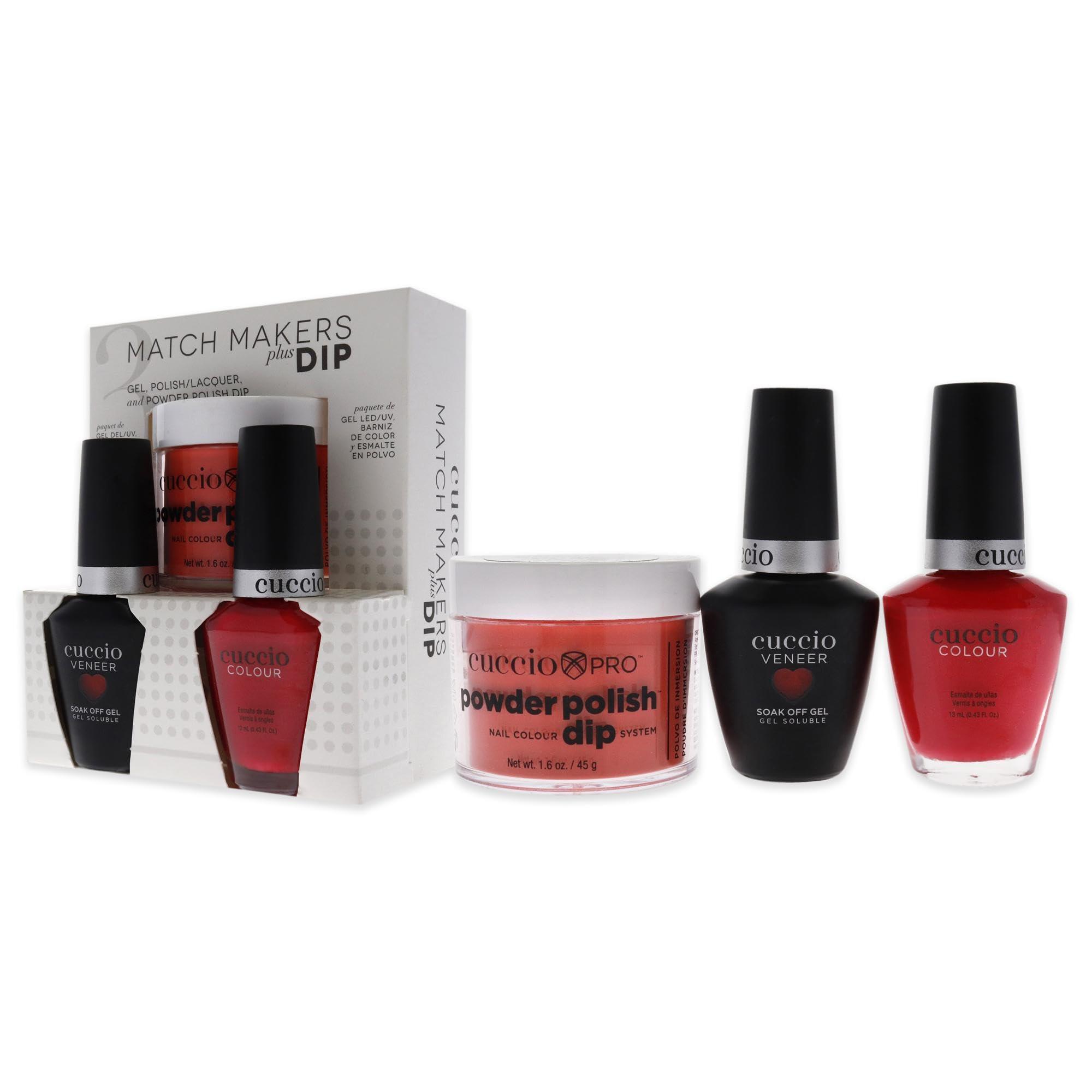 Foto 4 | Kit de Esmaltes para Uñas Cuccio Match Makers Plus Dip-Venta Internacional