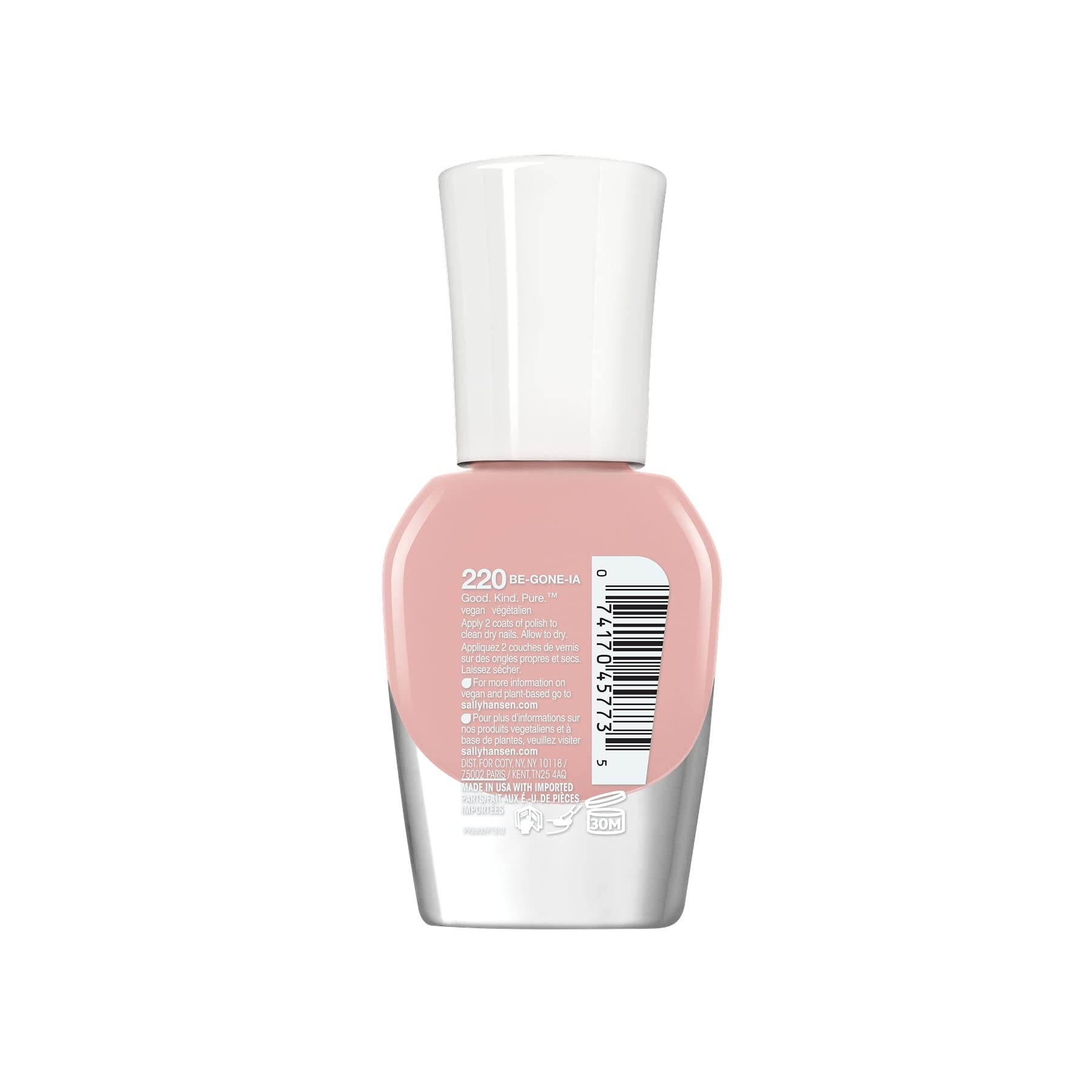 Foto 8 pulgar | Esmalte De Uñas Sally Hansen Good. Amable. Be-gone-ia, Vegano Puro, 10 Ml - Venta Internacional.
