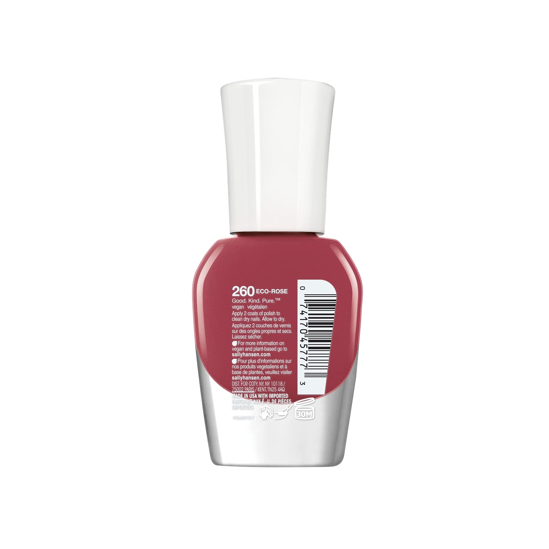 Foto 7 | Esmalte De Uñas Sally Hansen Good. Amable. Rosa Ecológica Vegana Pura - Venta Internacional.