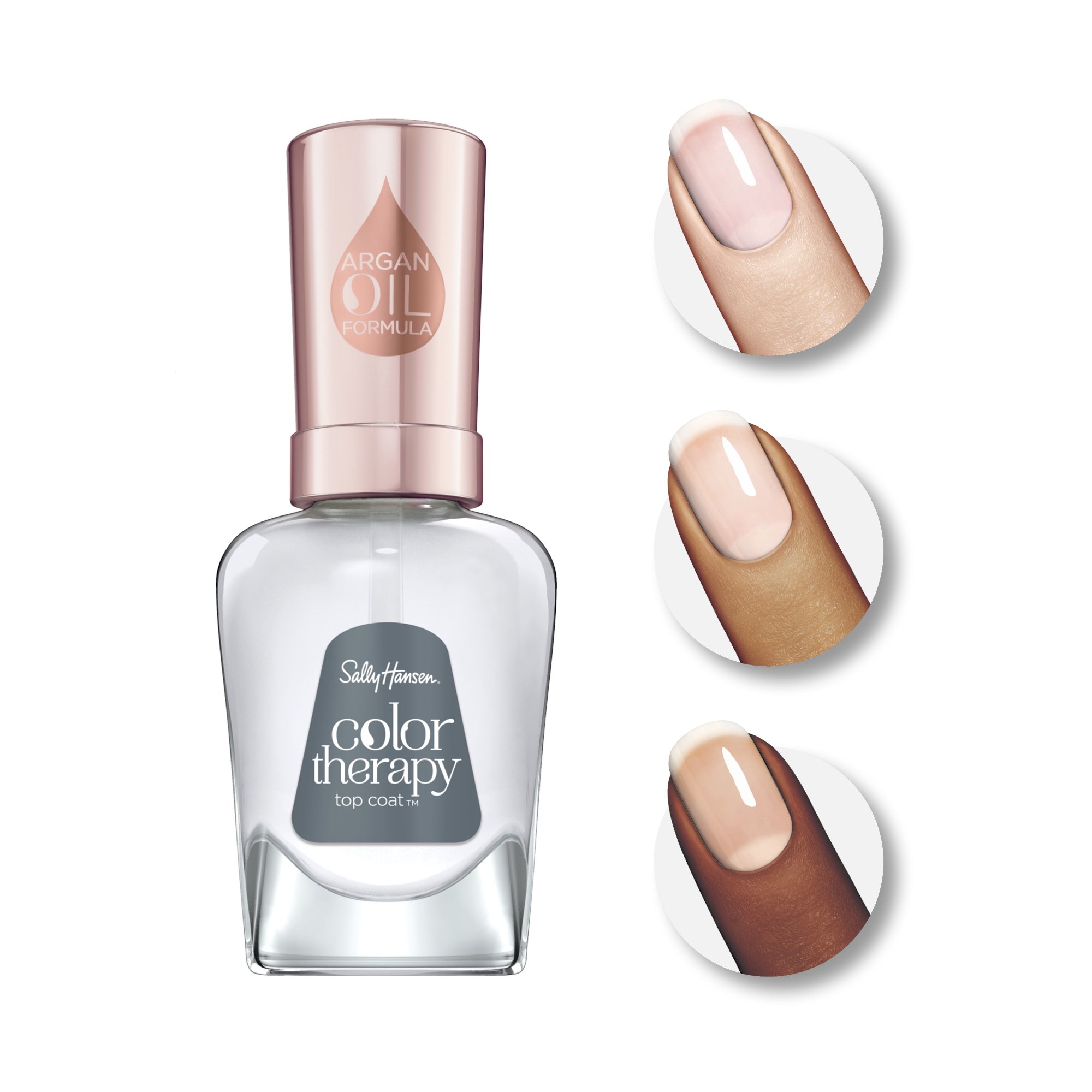 Foto 3 pulgar | Esmalte De Uñas Sally Hansen Color Therapy™ Top Coat Clear - Venta Internacional.