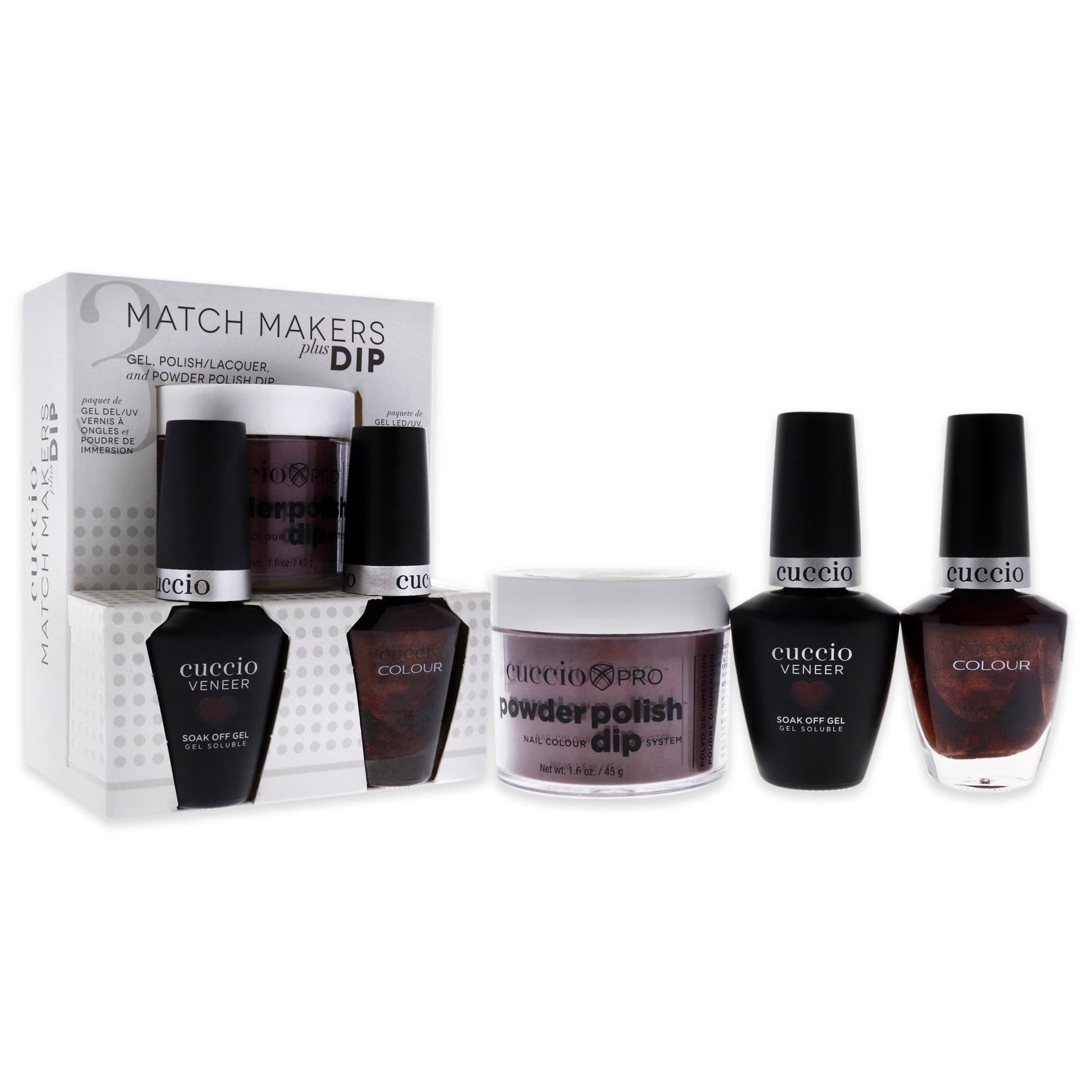 Foto 4 pulgar | Kit De Baño Para Uñas Cuccio Colour Matchmakers Plus Beijing Night Glow - Venta Internacional.