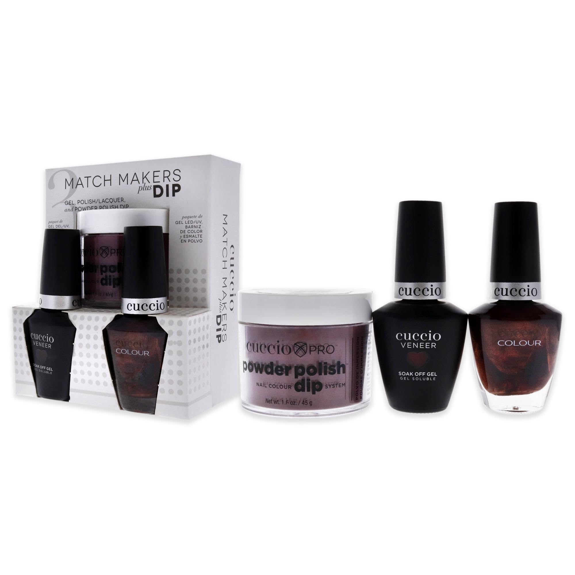 Foto 5 pulgar | Kit De Baño Para Uñas Cuccio Colour Matchmakers Plus Beijing Night Glow - Venta Internacional.