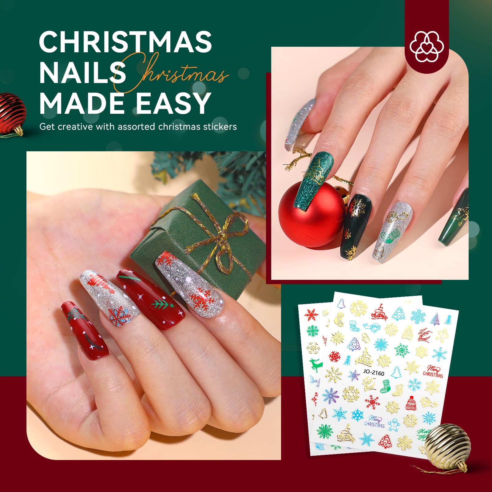 Foto 7 pulgar | Kit De Esmaltes De Uñas En Gel Saviland Christmas 6 Colores, 8 Ml Con Adhesivo - Venta Internacional.
