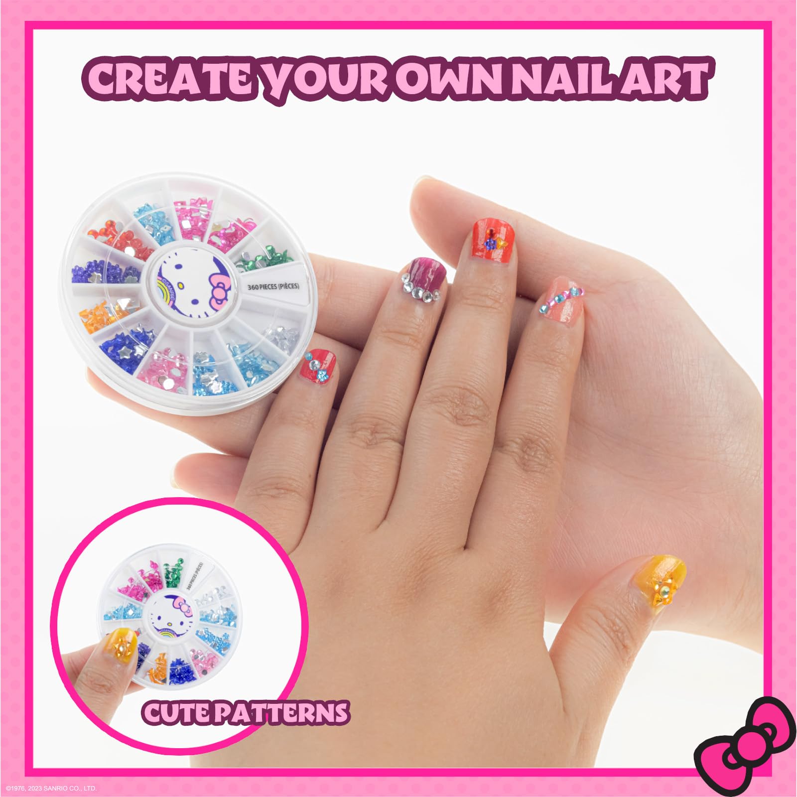 Foto 4 pulgar | Set De Esmaltes De Uñas Townley Girl Hello Kitty And Friends, 18 Unidades - Venta Internacional.