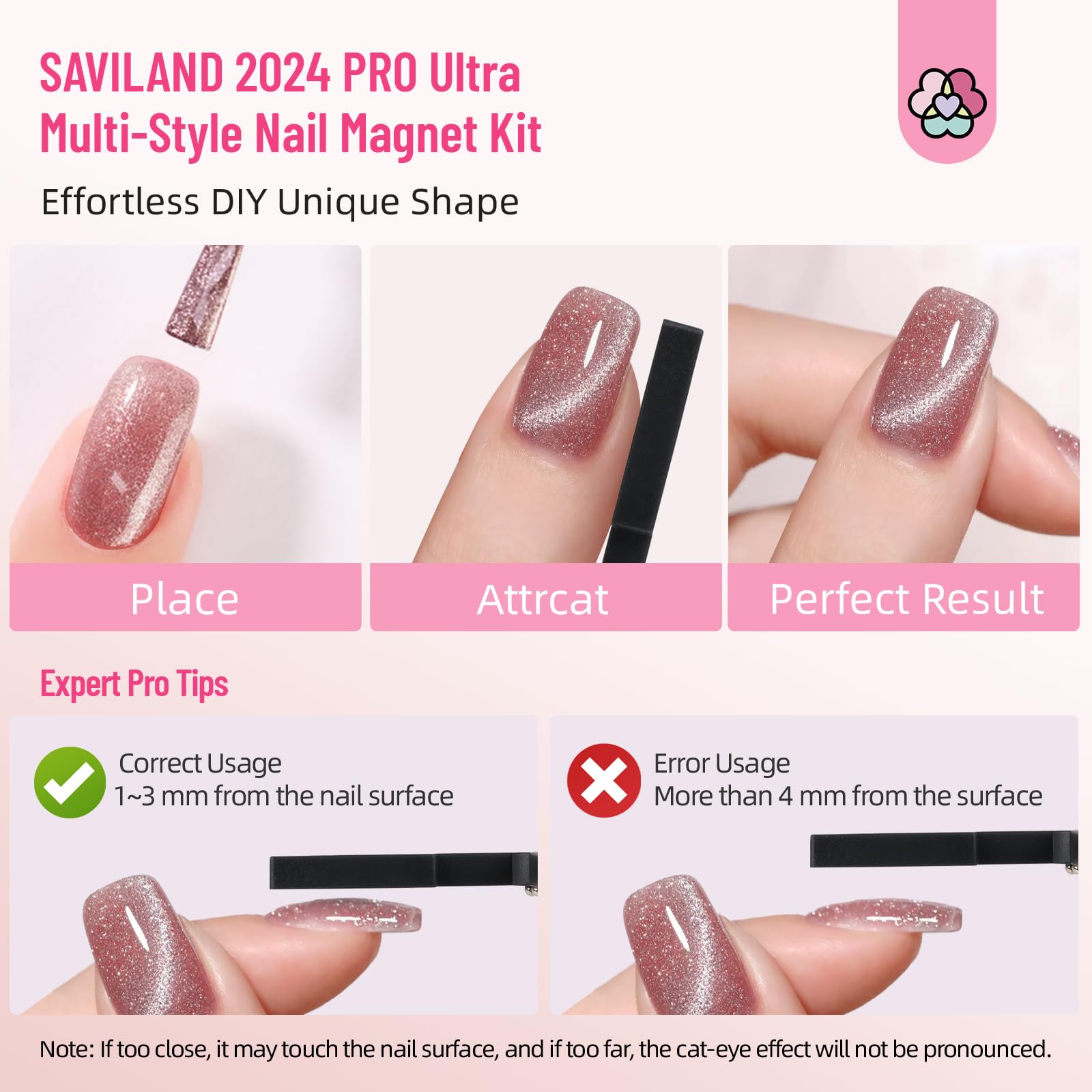 Foto 7 | Set De Esmaltes Magnéticos Para Uñas Saviland 2024, 5 En 1, Para Uñas - Venta Internacional.