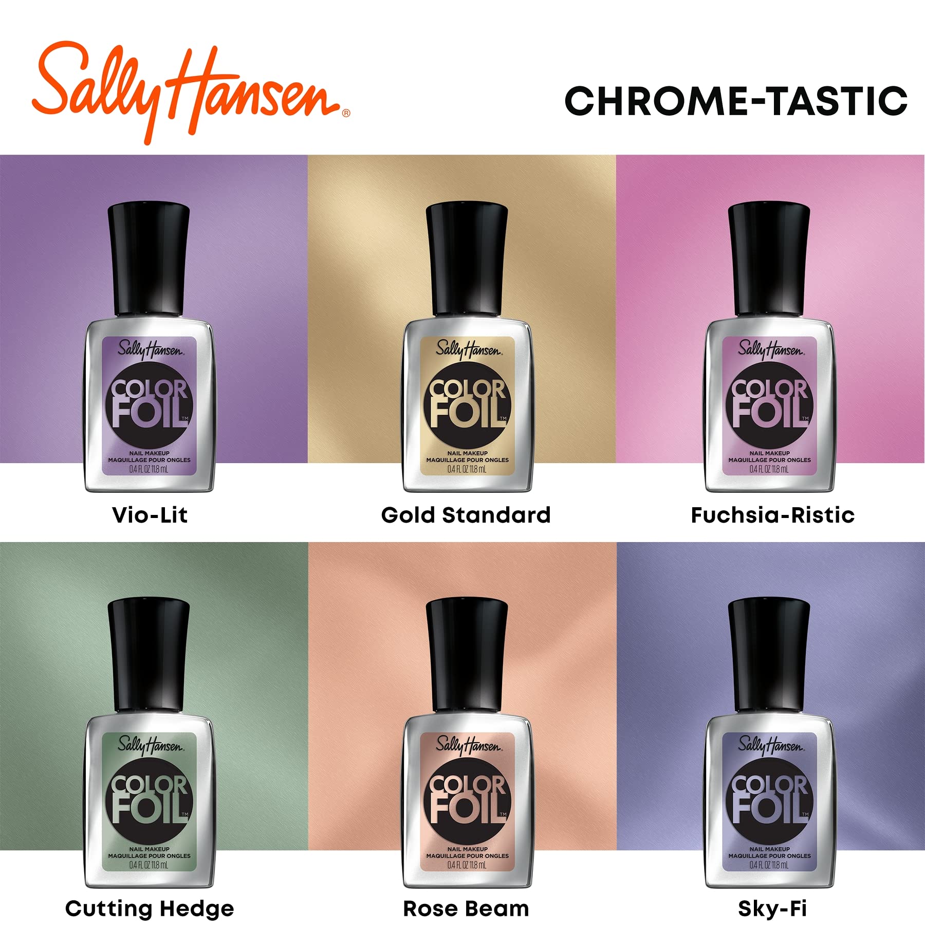 Foto 4 pulgar | Esmalte De Uñas Sally Hansen Color Foil Vio-lit 12ml - Venta Internacional.