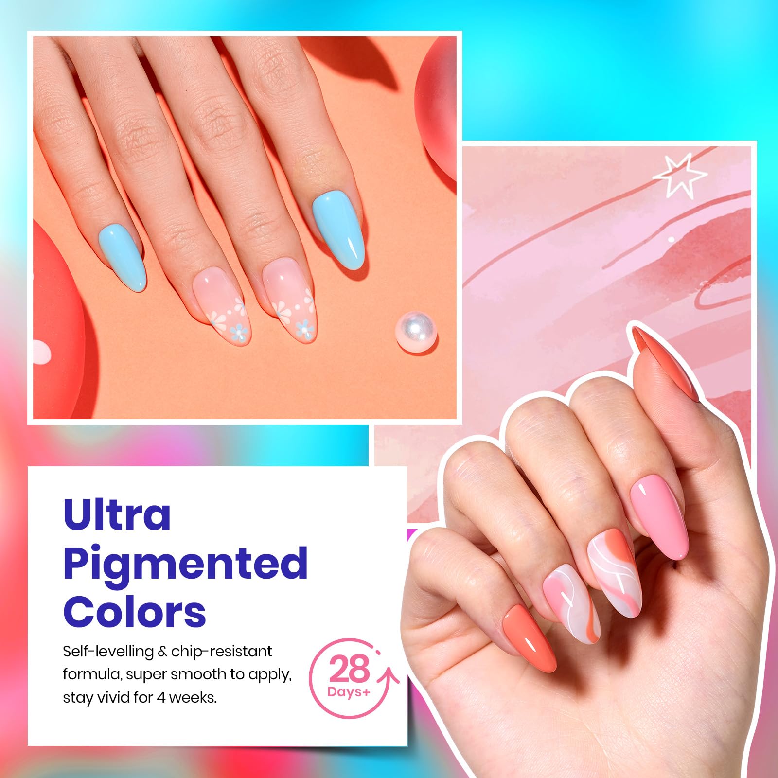 Foto 5 | Set De Esmaltes De Uñas En Gel Beetles, 23 Unidades Con Capa Base Y Luz Uv - Venta Internacional.