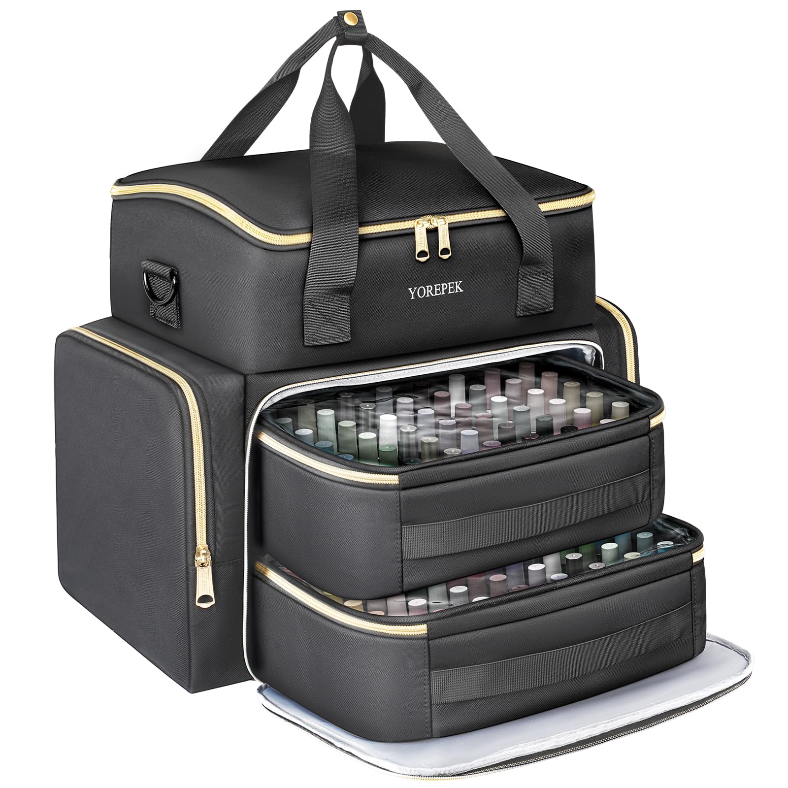 Foto 2 pulgar | Estuche Organizador De Esmaltes De Uñas Yorepek Extra Grande Para Más De 100 Botellas - Venta Internacional.