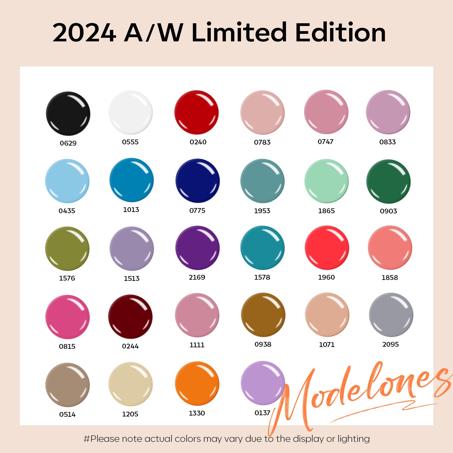 Foto 2 | Set De Esmaltes De Uñas En Gel Modelones, 32 Unidades, Colores Otoño-invierno - Venta Internacional.