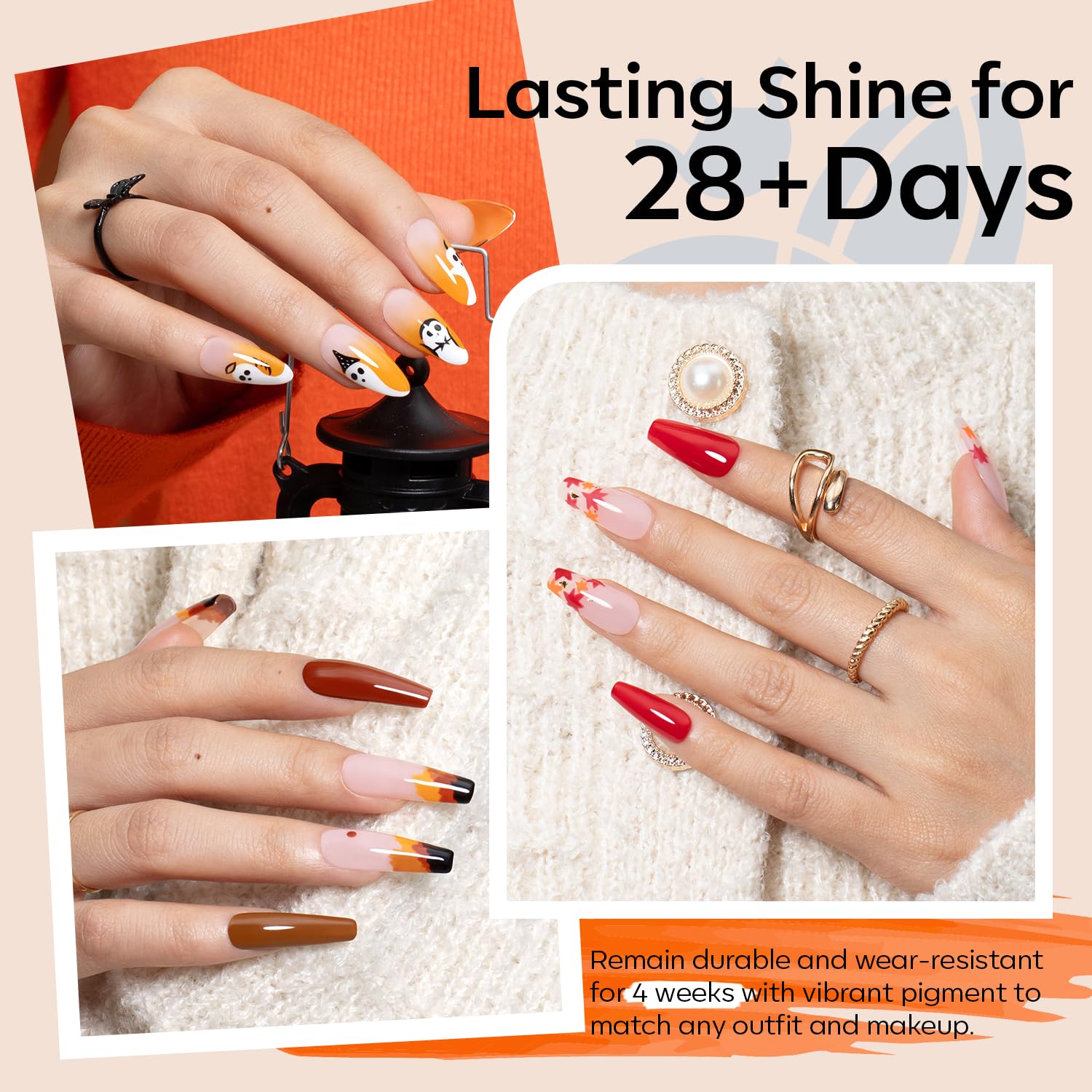 Foto 3 | Set De Esmaltes De Uñas En Gel Modelones, 32 Unidades, Colores Otoño-invierno - Venta Internacional.