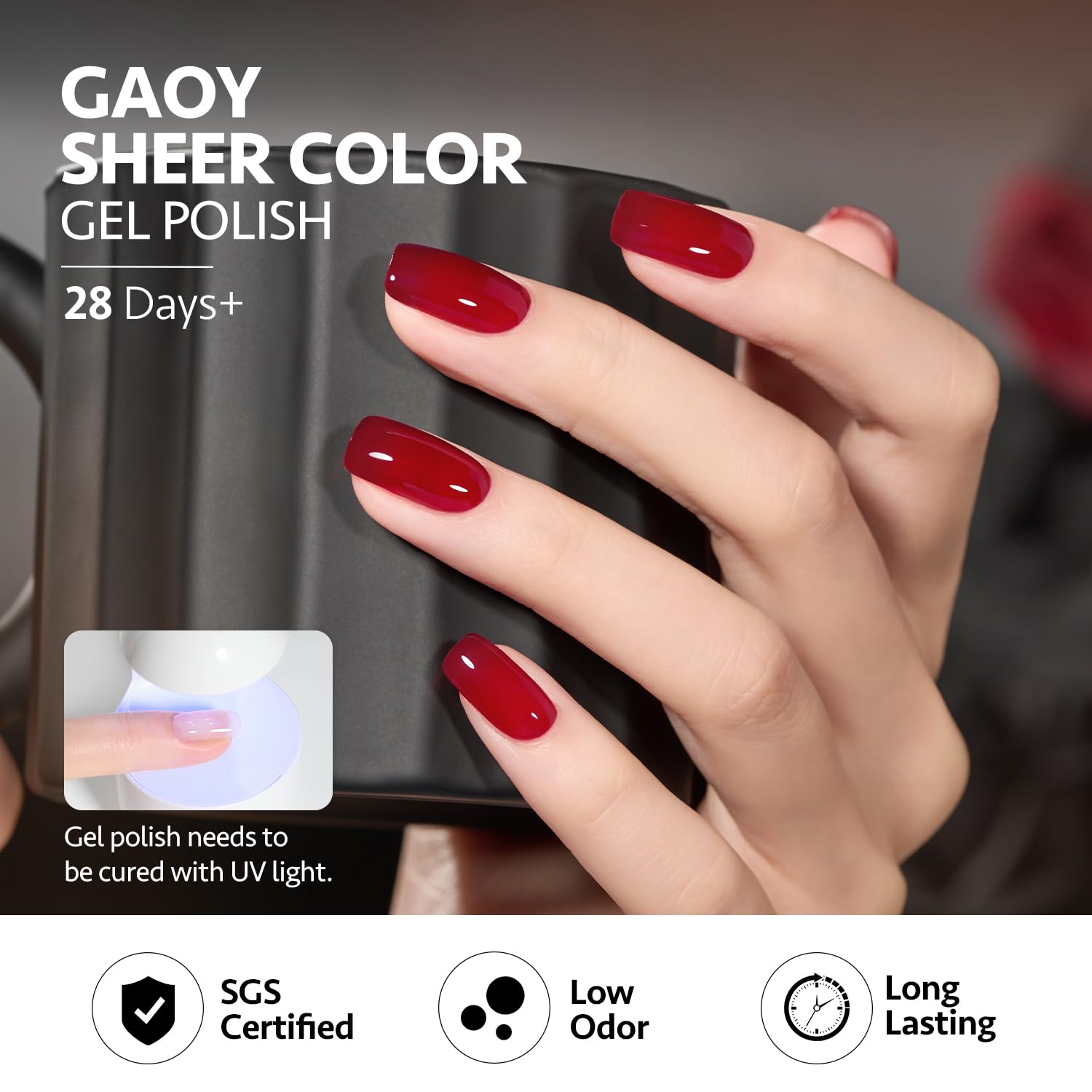 Foto 6 pulgar | Set De Esmaltes De Uñas Gaoy Wonder Color Gel Salon Manicure 6,5 Ml X6 - Venta Internacional.