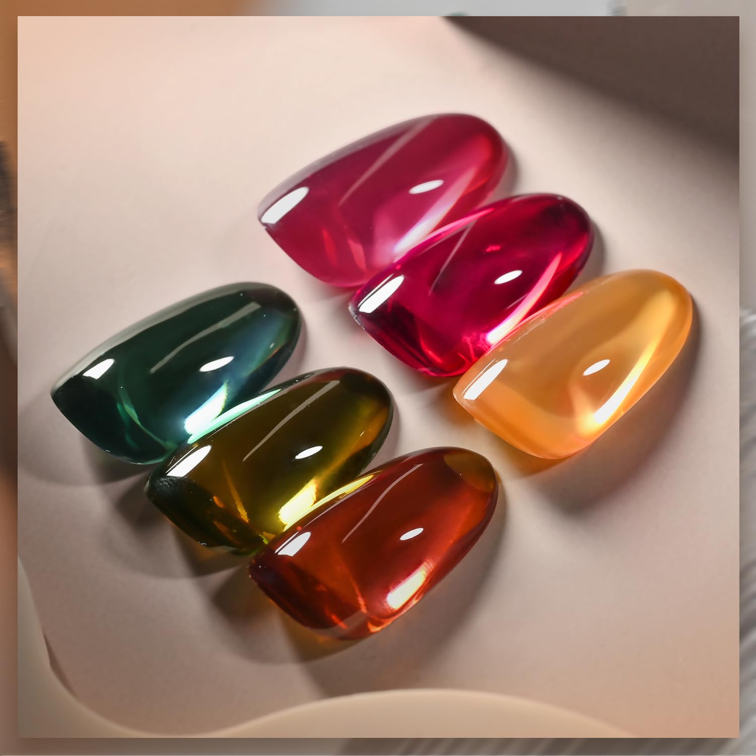 Foto 7 pulgar | Set De Esmaltes De Uñas Gaoy Wonder Color Gel Salon Manicure 6,5 Ml X6 - Venta Internacional.