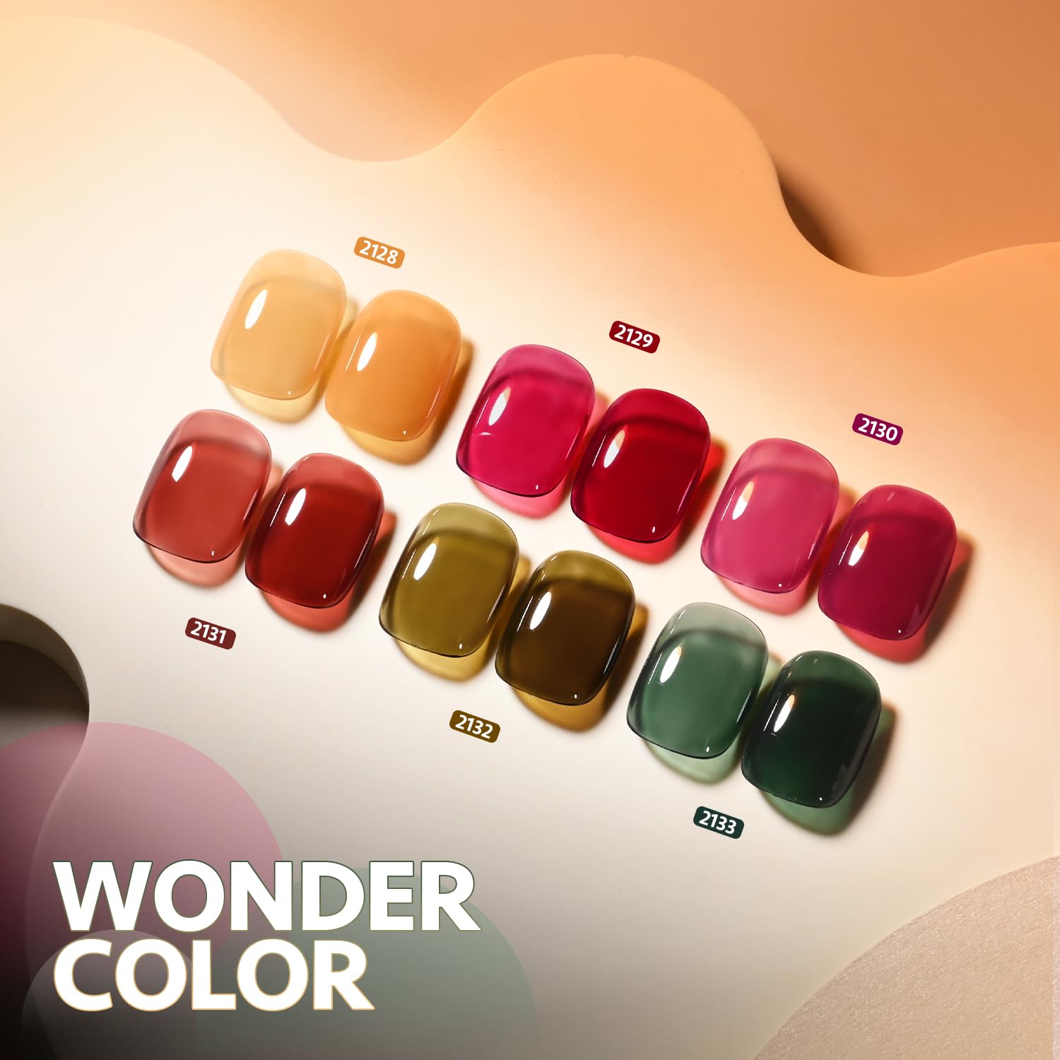 Foto 8 pulgar | Set De Esmaltes De Uñas Gaoy Wonder Color Gel Salon Manicure 6,5 Ml X6 - Venta Internacional.