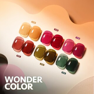 Foto 7 | Set De Esmaltes De Uñas Gaoy Wonder Color Gel Salon Manicure 6,5 Ml X6 - Venta Internacional.