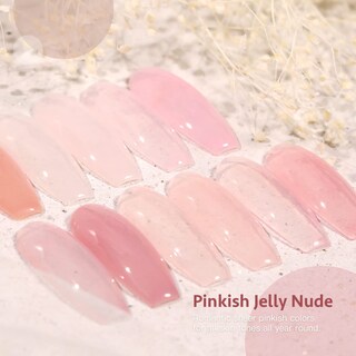 Foto 6 | Set De Esmaltes De Uñas En Gel Gaoy Jelly Nude Pink, 6 Colores, 7,3 Ml - Venta Internacional.