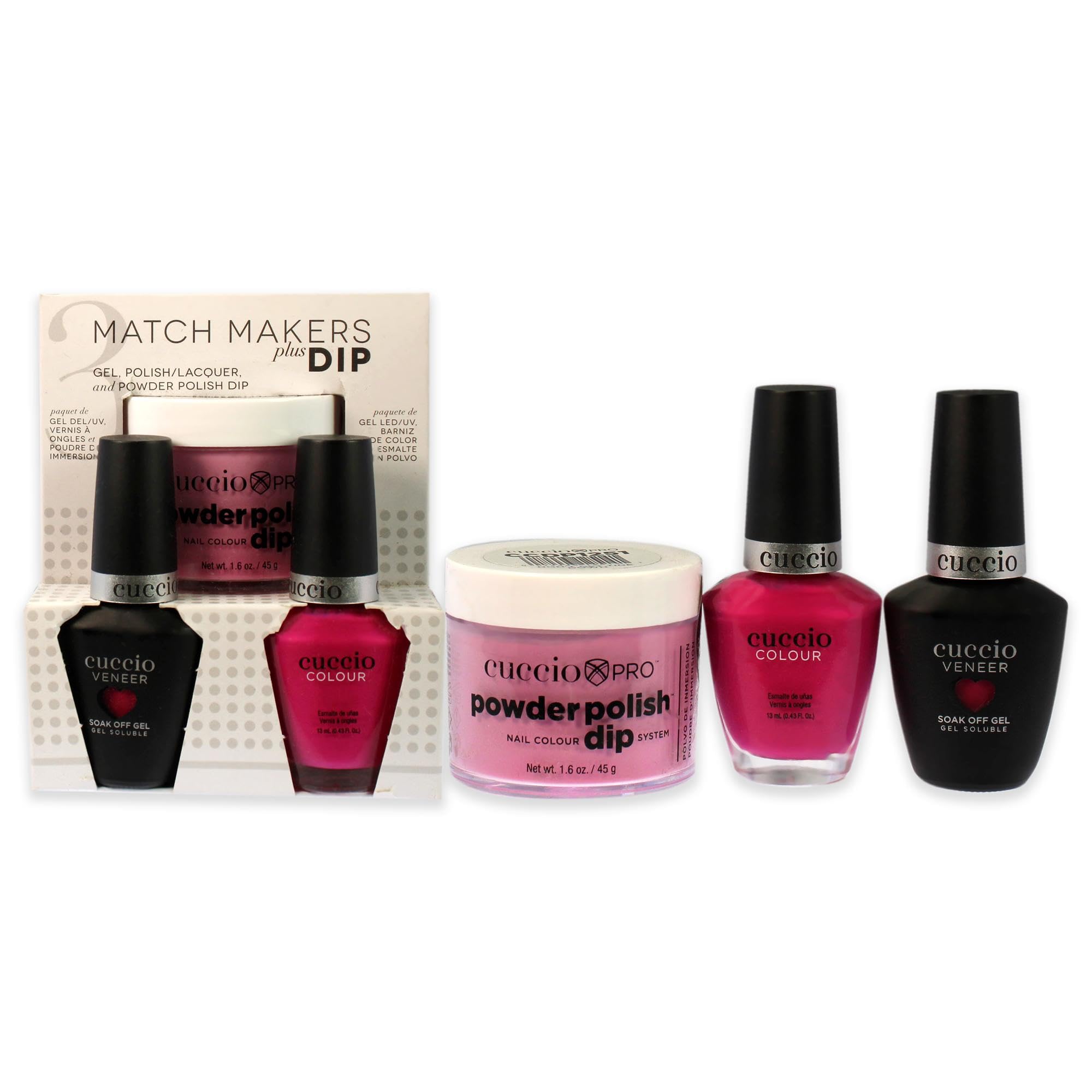 Kit De Baño Para Uñas Cuccio Colour Matchmakers Plus Con Laca De Color - Venta Internacional.