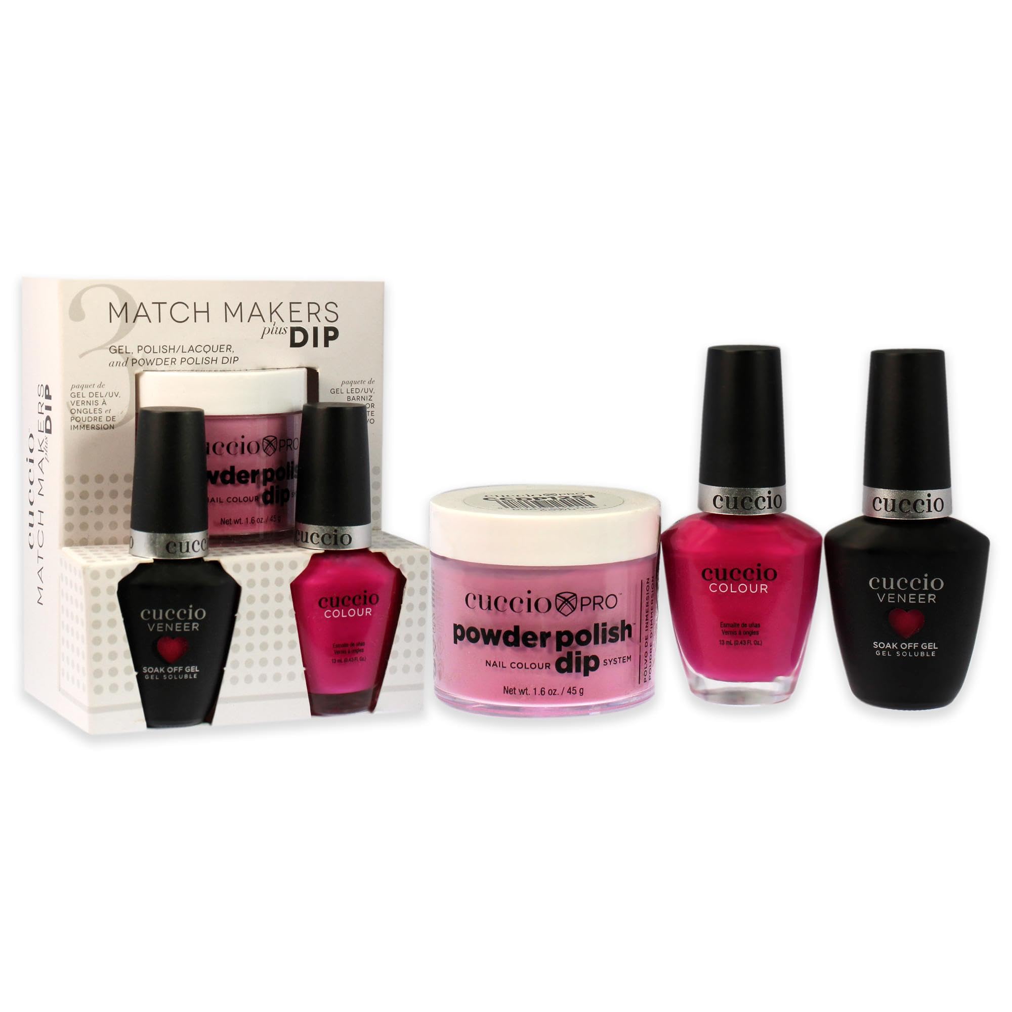 Foto 3 | Kit De Baño Para Uñas Cuccio Colour Matchmakers Plus Con Laca De Color - Venta Internacional.