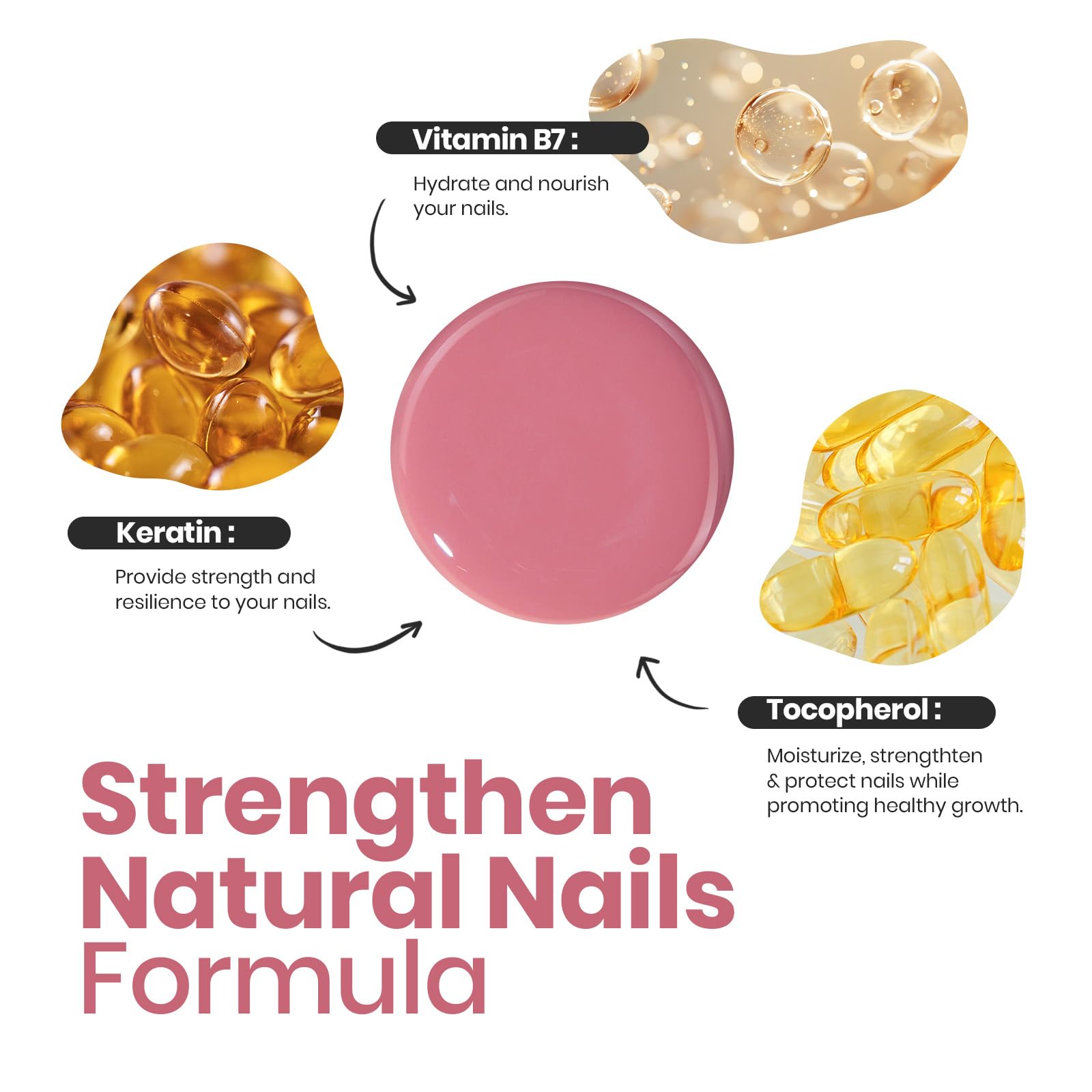 Foto 4 pulgar | Esmalte De Uñas Beetles Pink Dusty Rose, 15 Ml, Fortalecedor 2 En 1 - Venta Internacional.