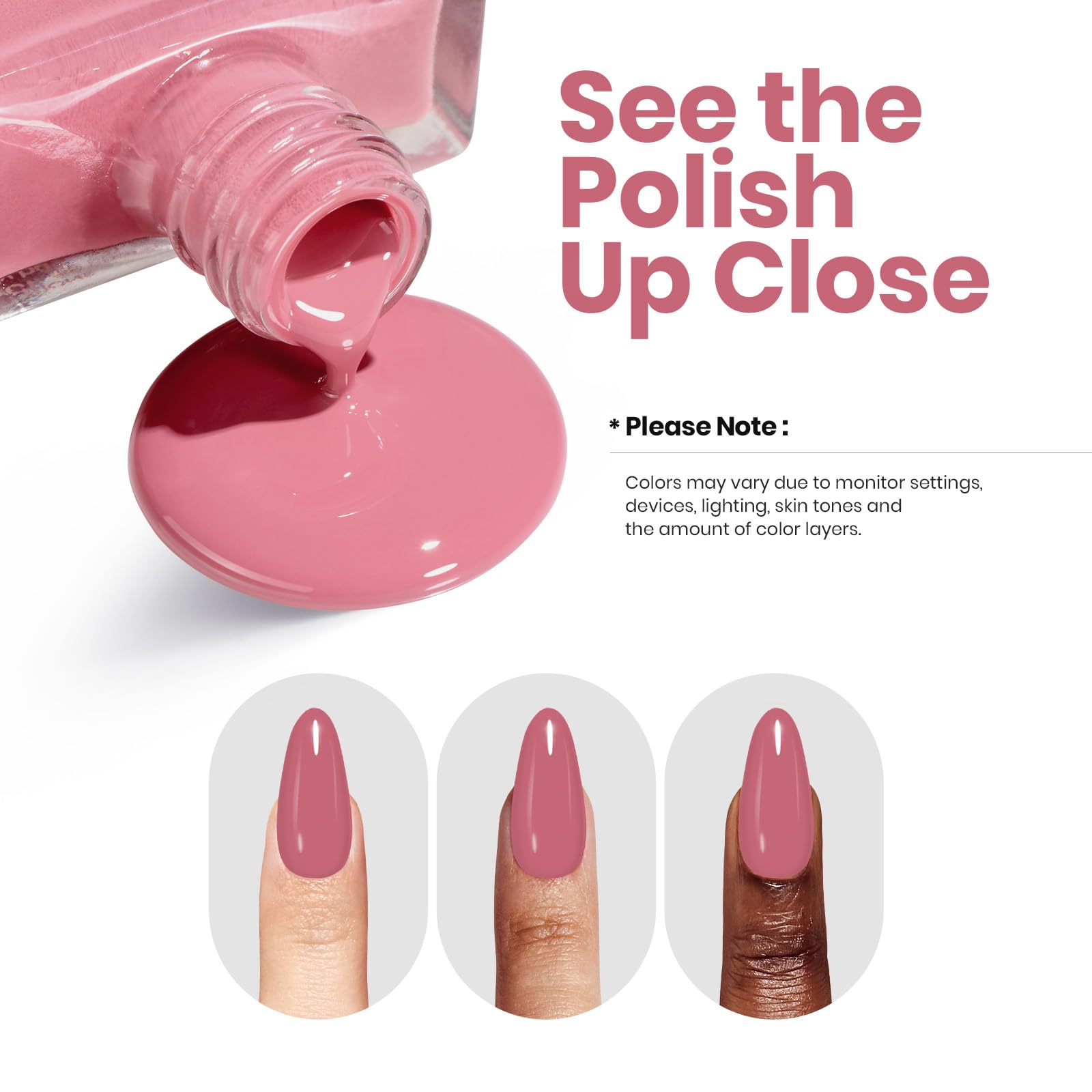 Foto 8 pulgar | Esmalte De Uñas Beetles Pink Dusty Rose, 15 Ml, Fortalecedor 2 En 1 - Venta Internacional.