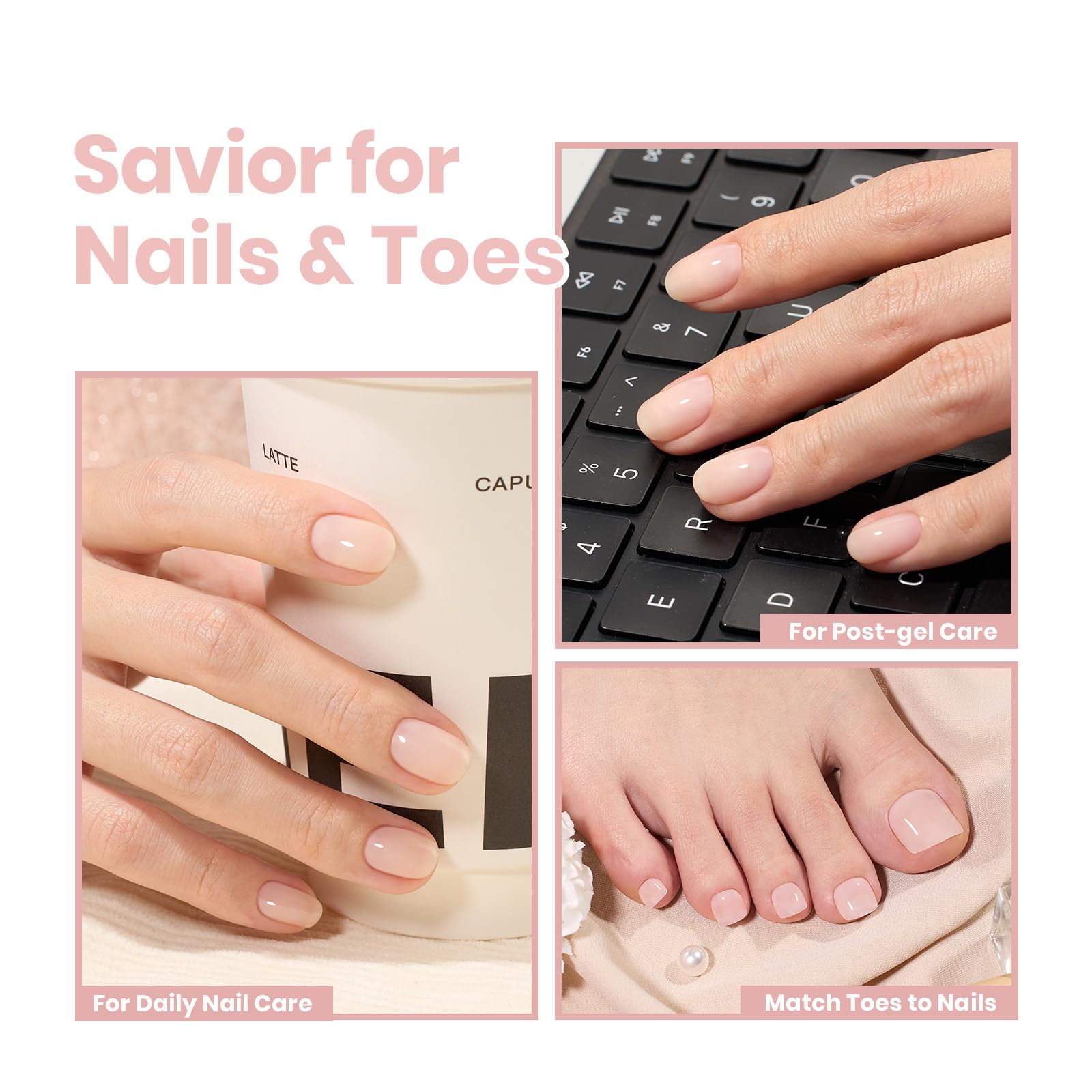 Foto 7 | Esmalte De Uñas Beetles Fast Drying Nude Pink, 15 Ml, Cuidado De Uñas - Venta Internacional.