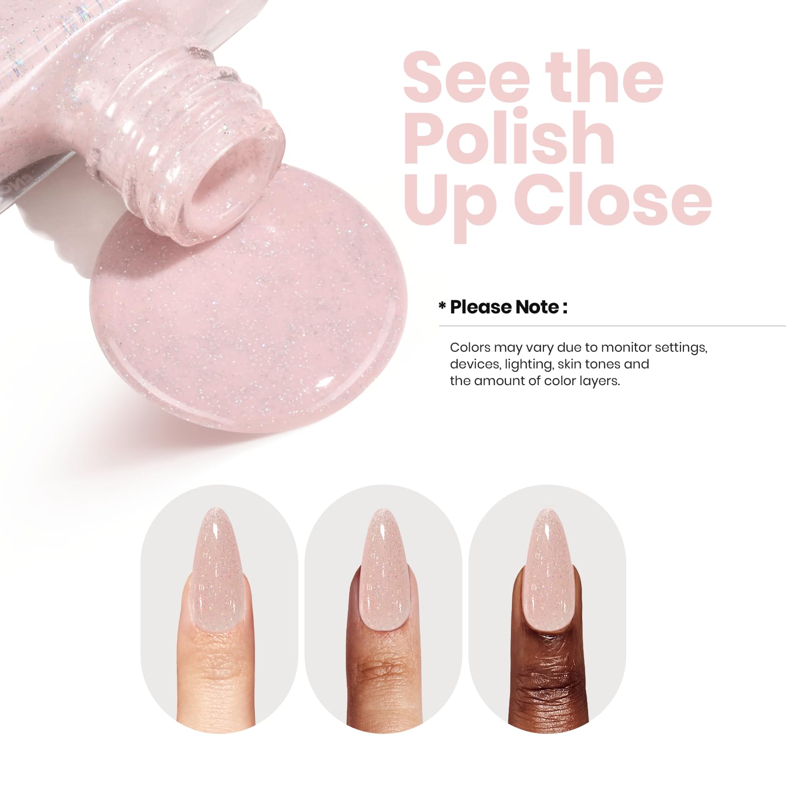 Foto 8 pulgar | Esmalte De Uñas Beetles 2 En 1, Fortalecedor De Uñas, Color Rosa Nude, 15 Ml - Venta Internacional.