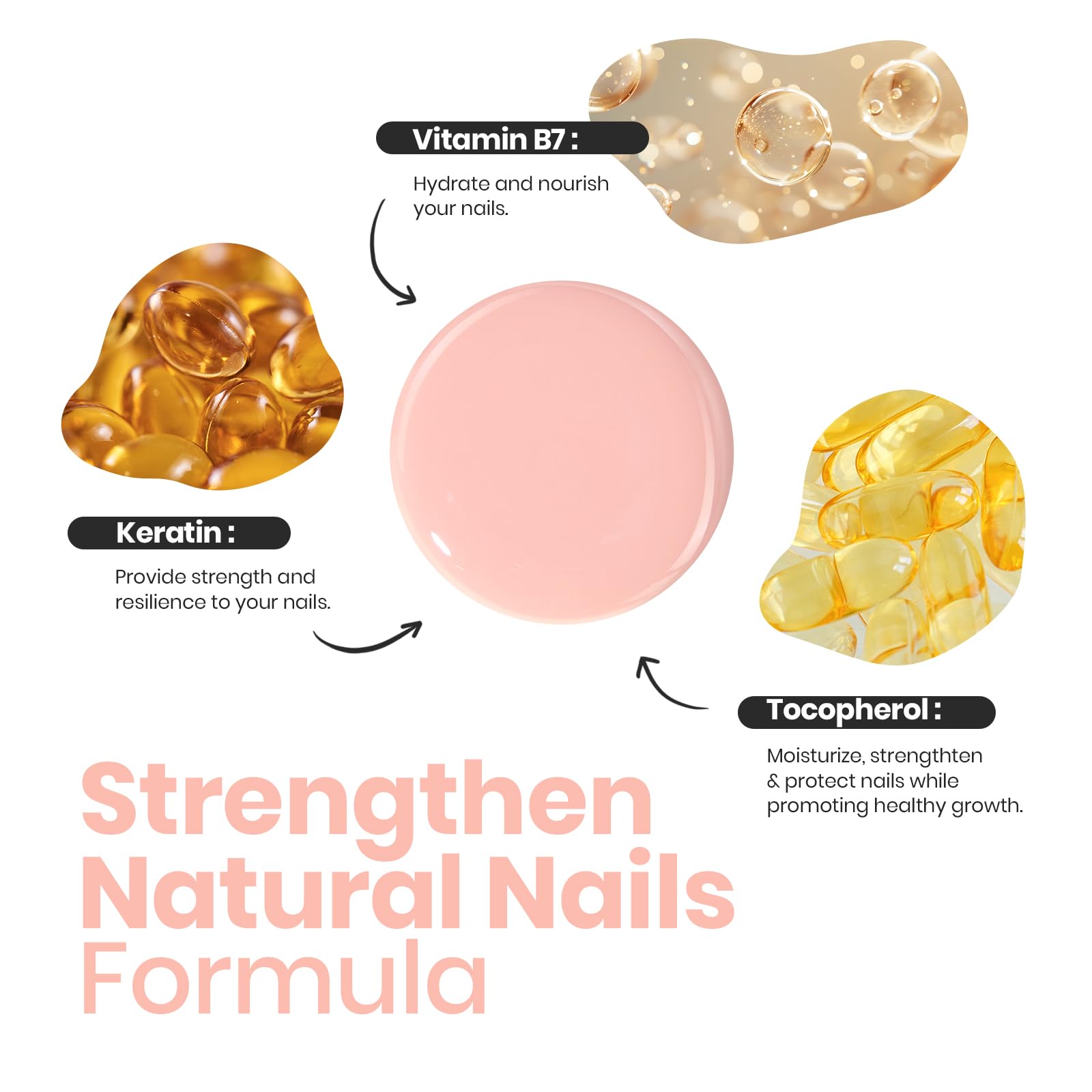 Foto 4 pulgar | Fortalecedor De Uñas Beetles Bubbly Bliss Nude Pink 15 Ml - Venta Internacional.
